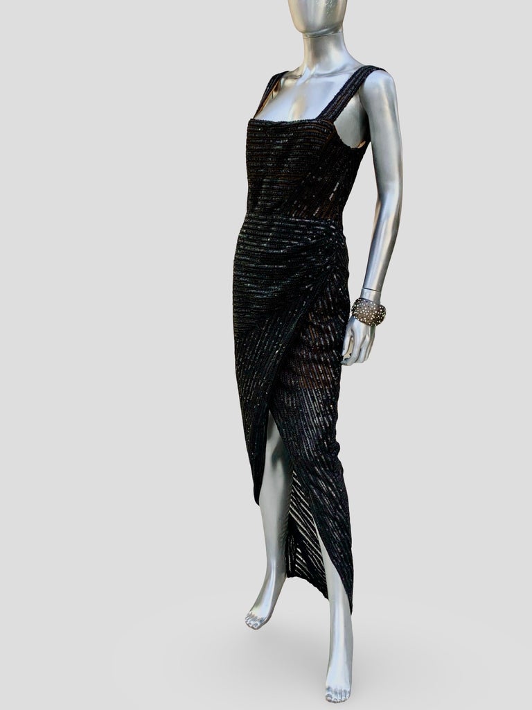 rachel gilbert beaded dress RACHEL GILBERT INDI GOWN - GREEN by Rachel Gilbert