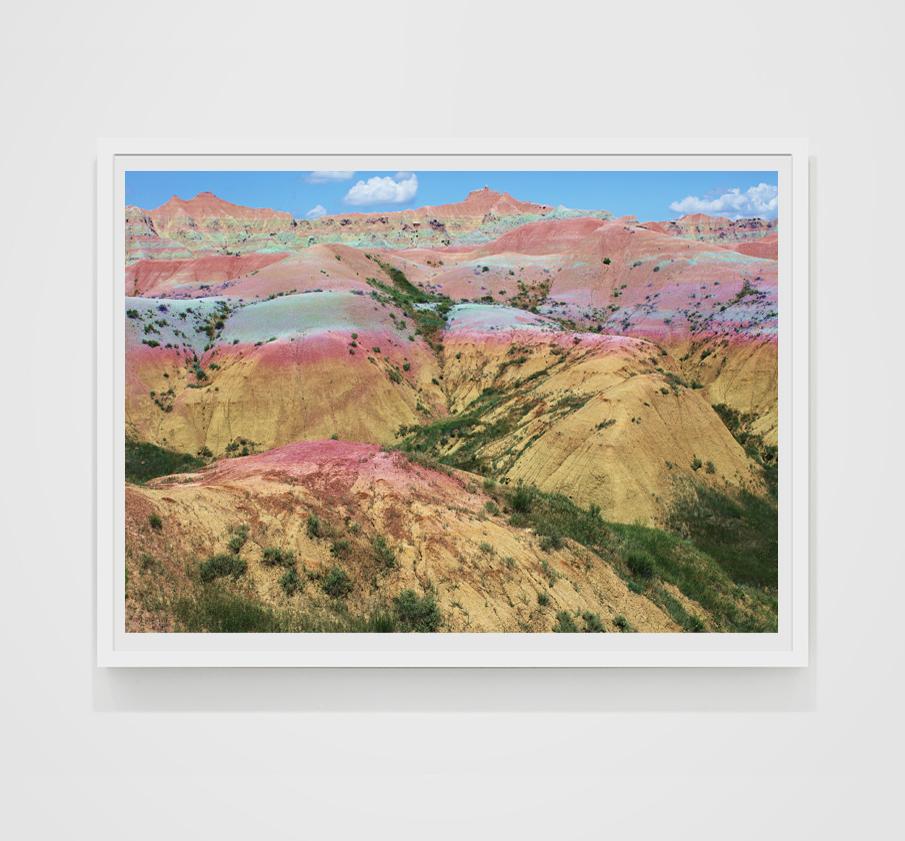 Rachel Hulin Color Photograph - Electric Mountains