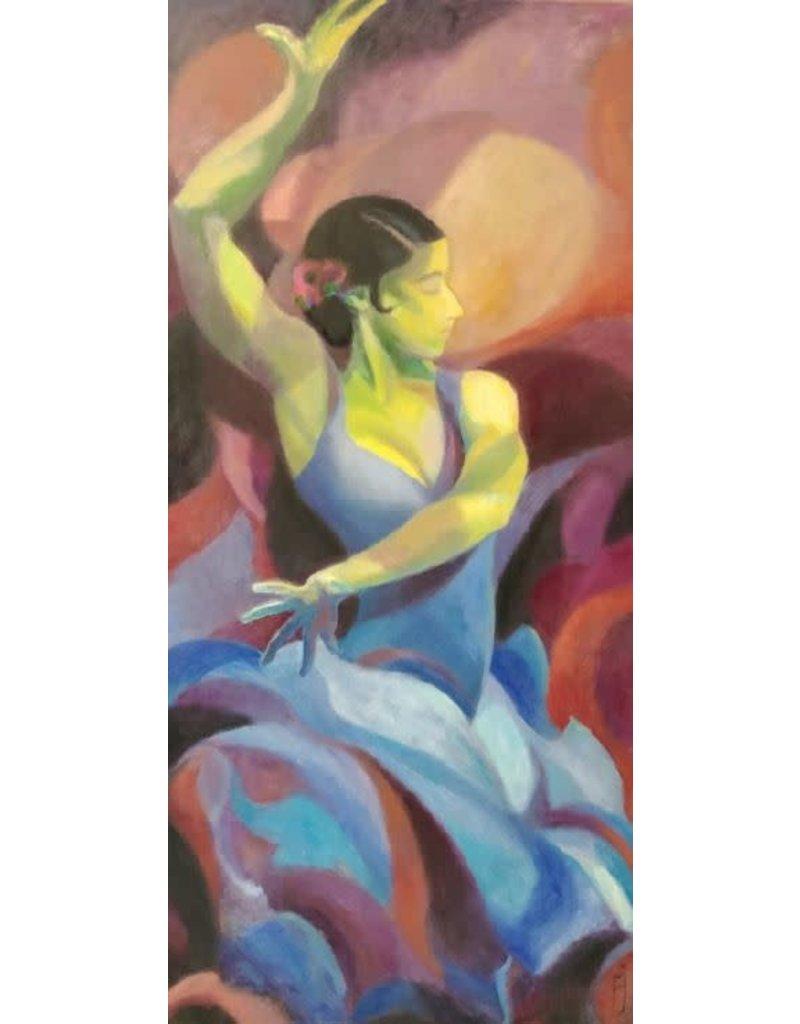 Flamenco Dancer I - Mixed Media Art by Rachel Isadora