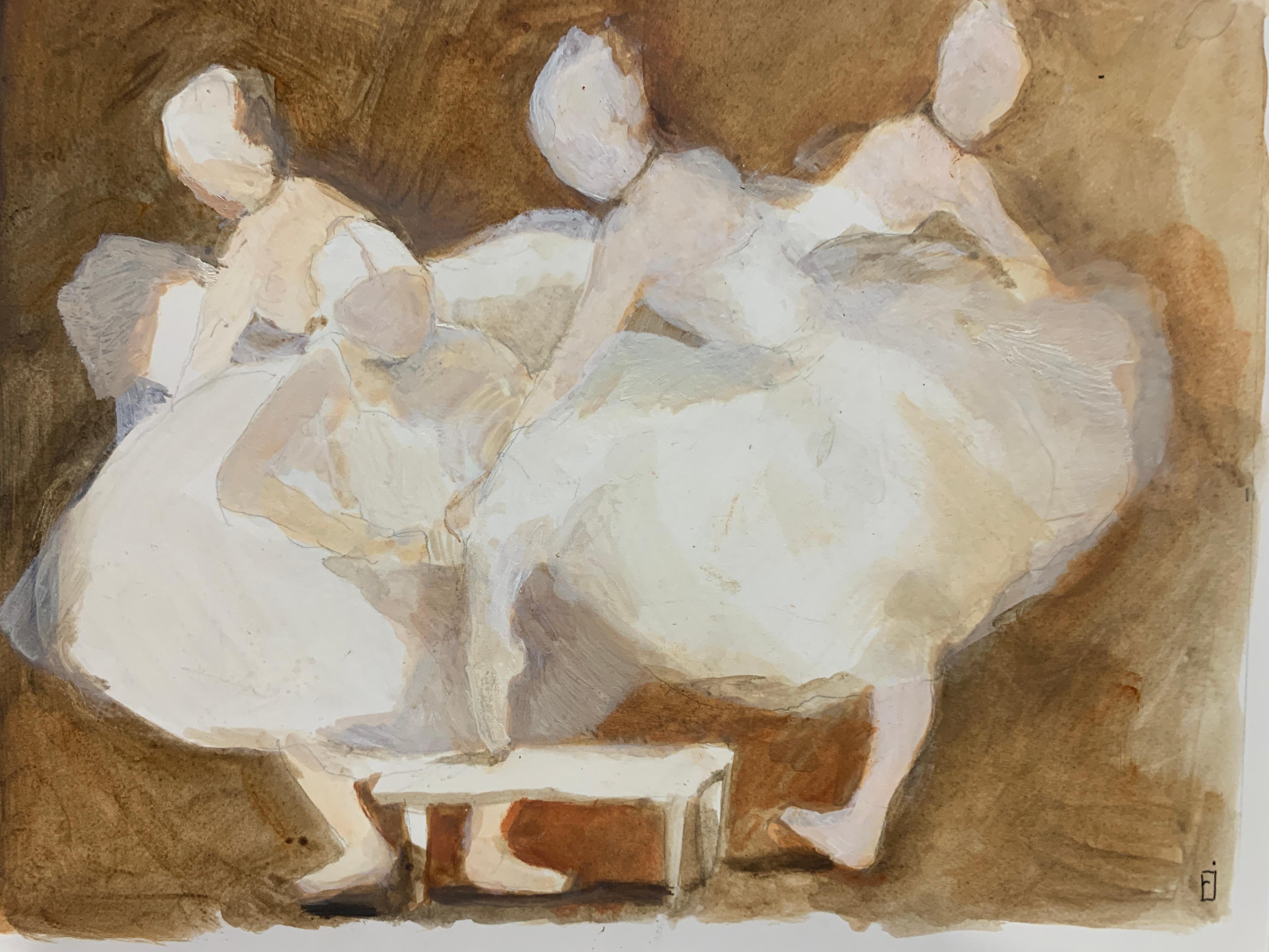 Ballerine - Painting di Rachel Isadora