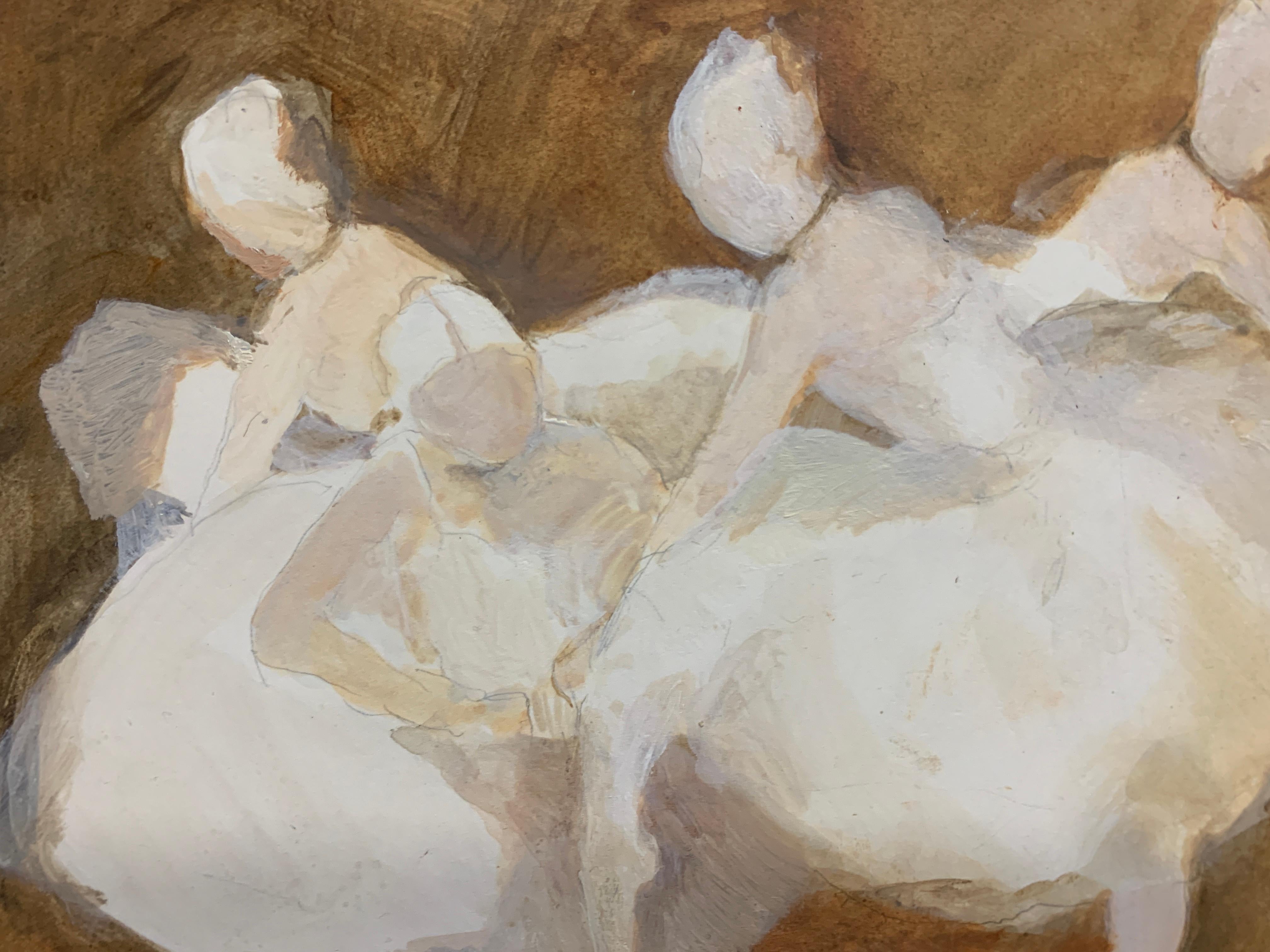 Ballerine - Painting Contemporaneo di Rachel Isadora