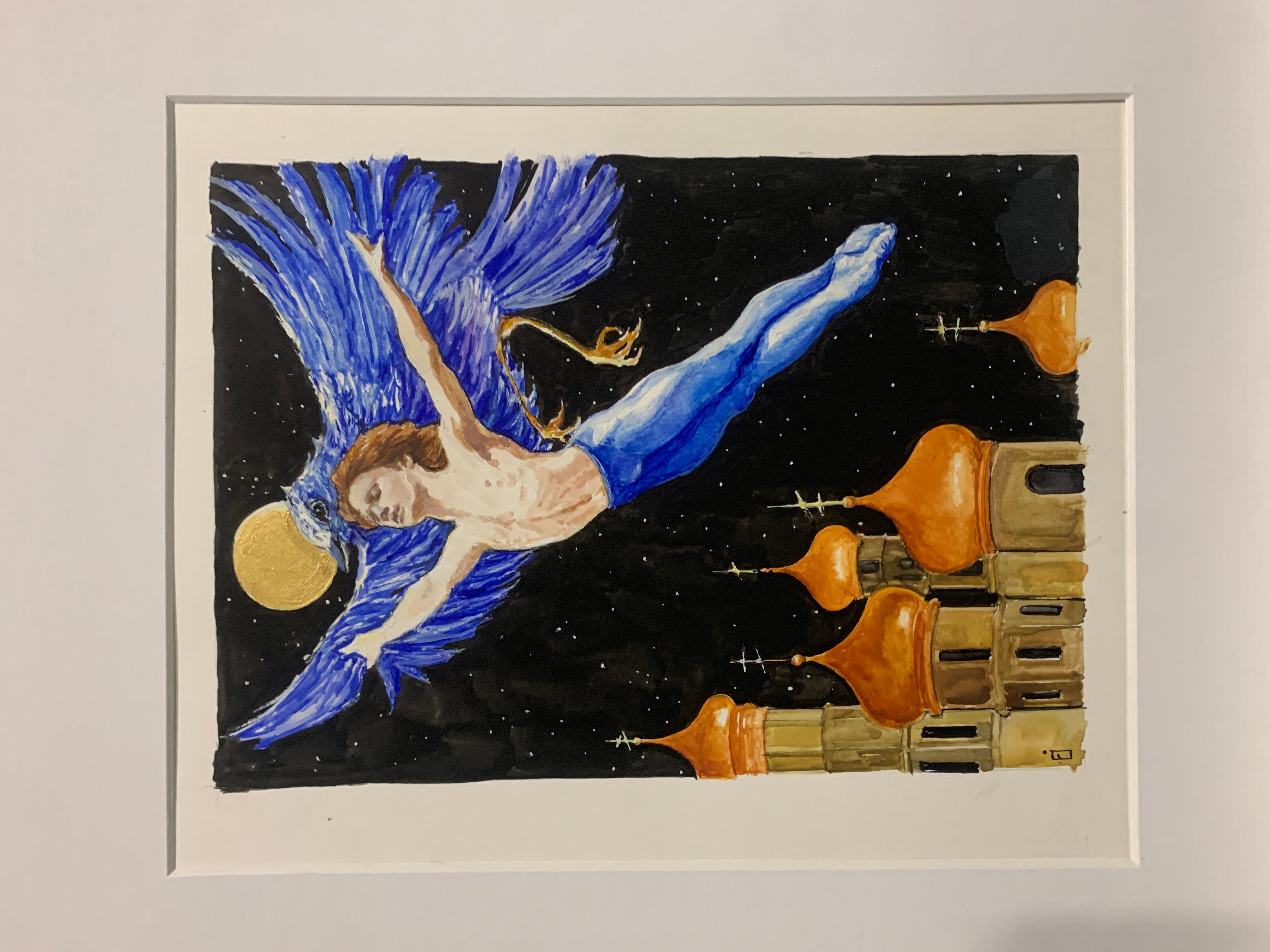 Figurative Painting di Rachel Isadora - Uccello