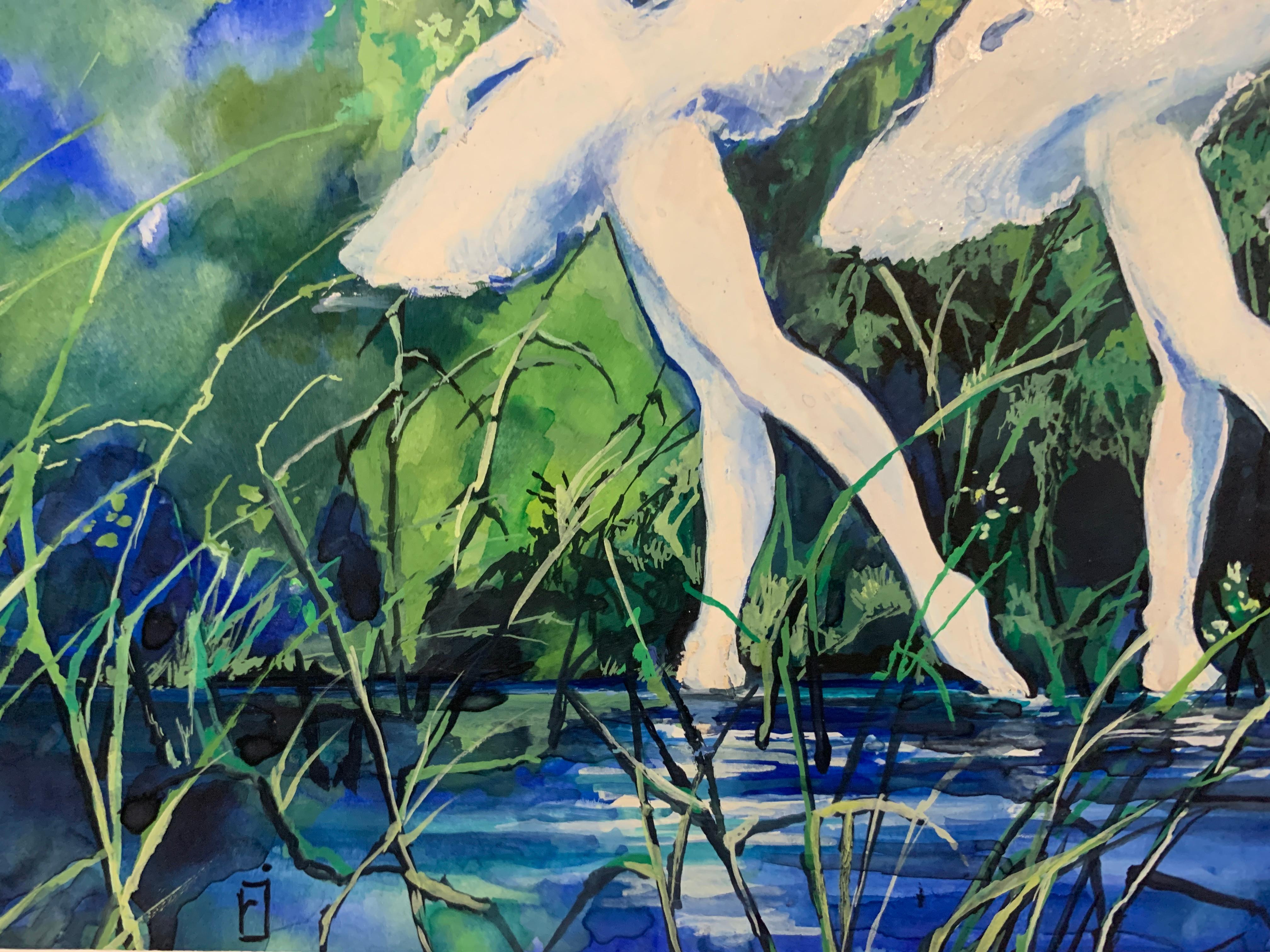 Isadora-Sketch VIII – Painting von Rachel Isadora