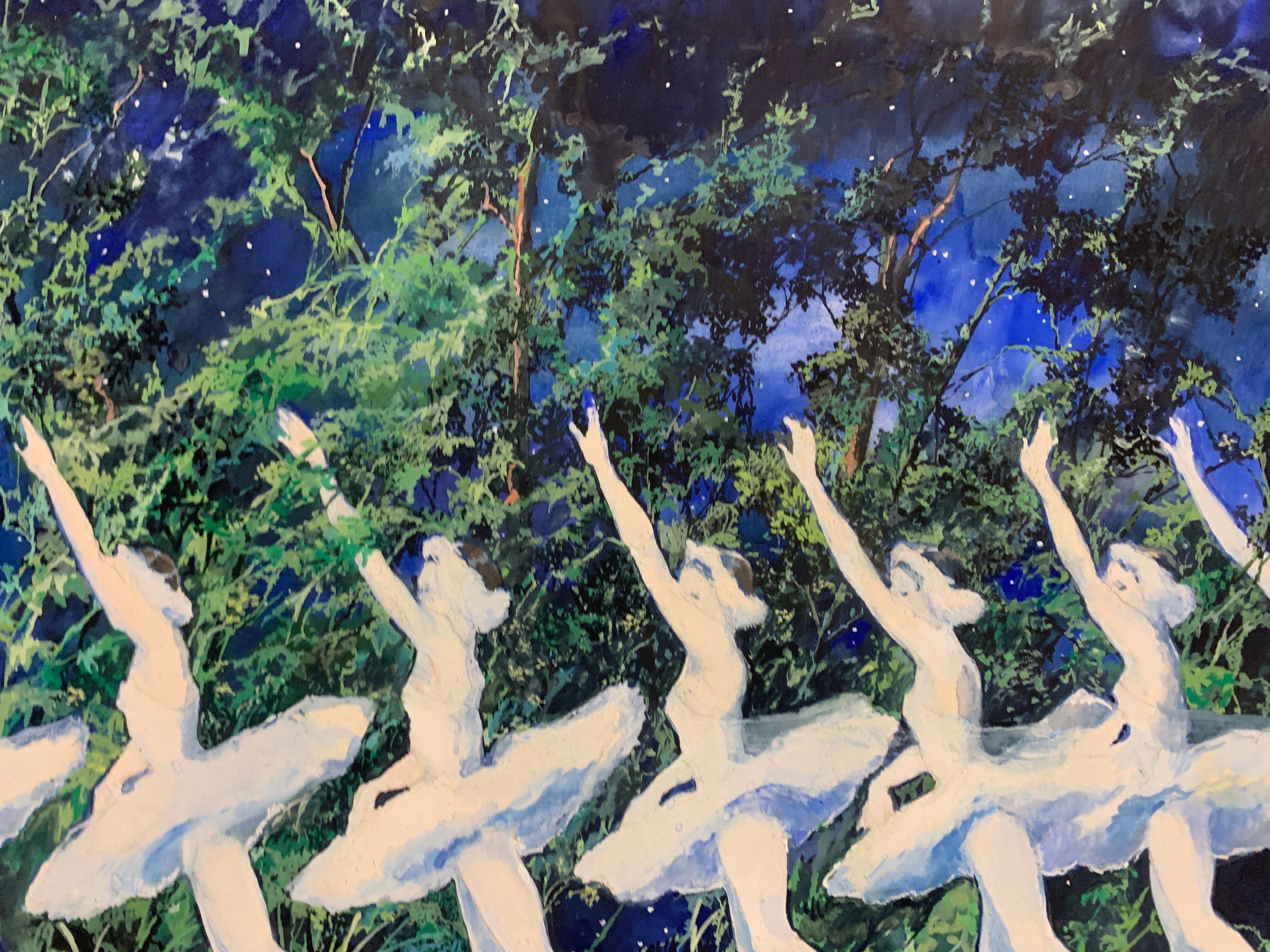 Isadora-Sketch VIII (Zeitgenössisch), Painting, von Rachel Isadora