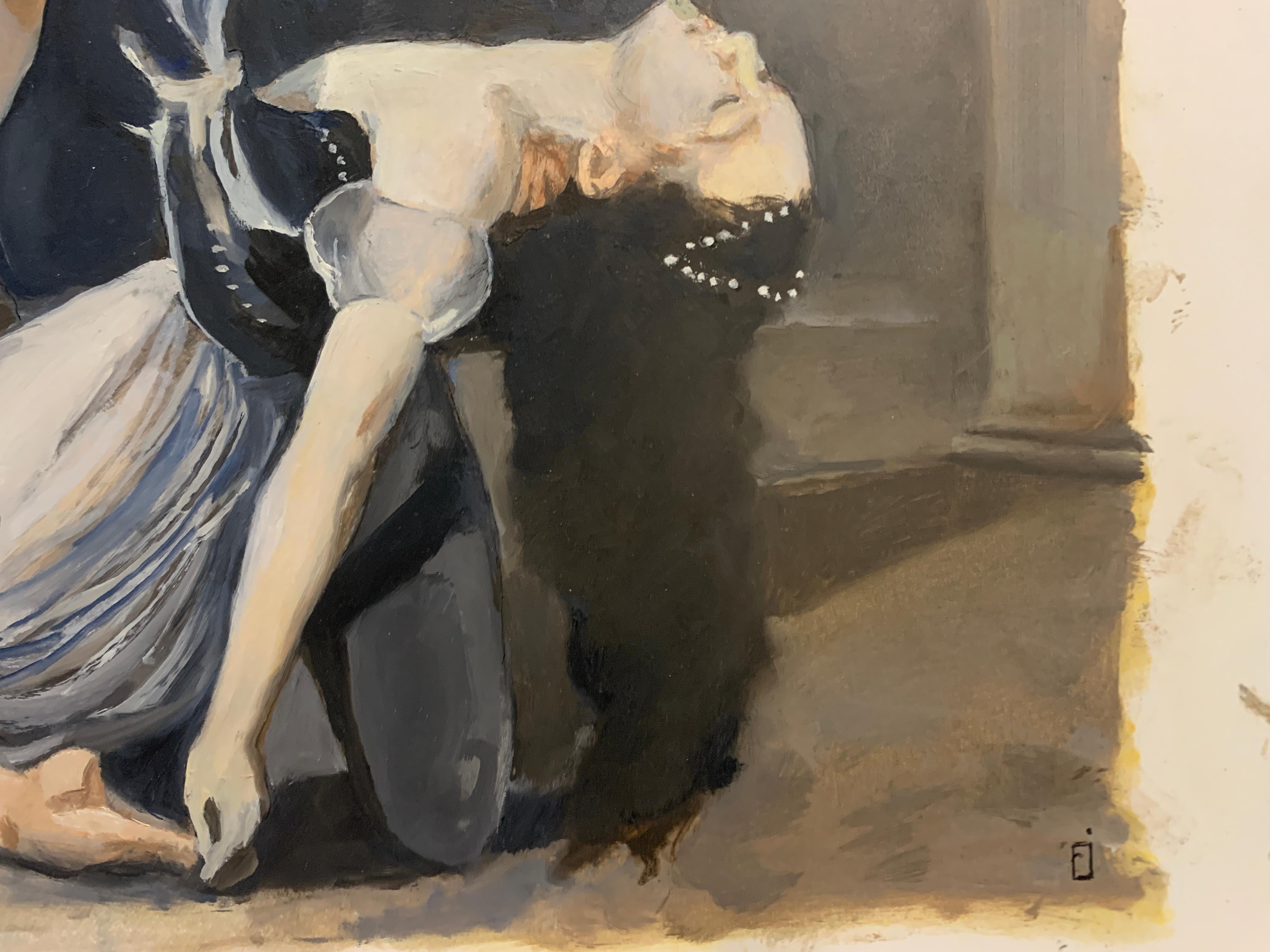 Untitled II - Painting by Rachel Isadora