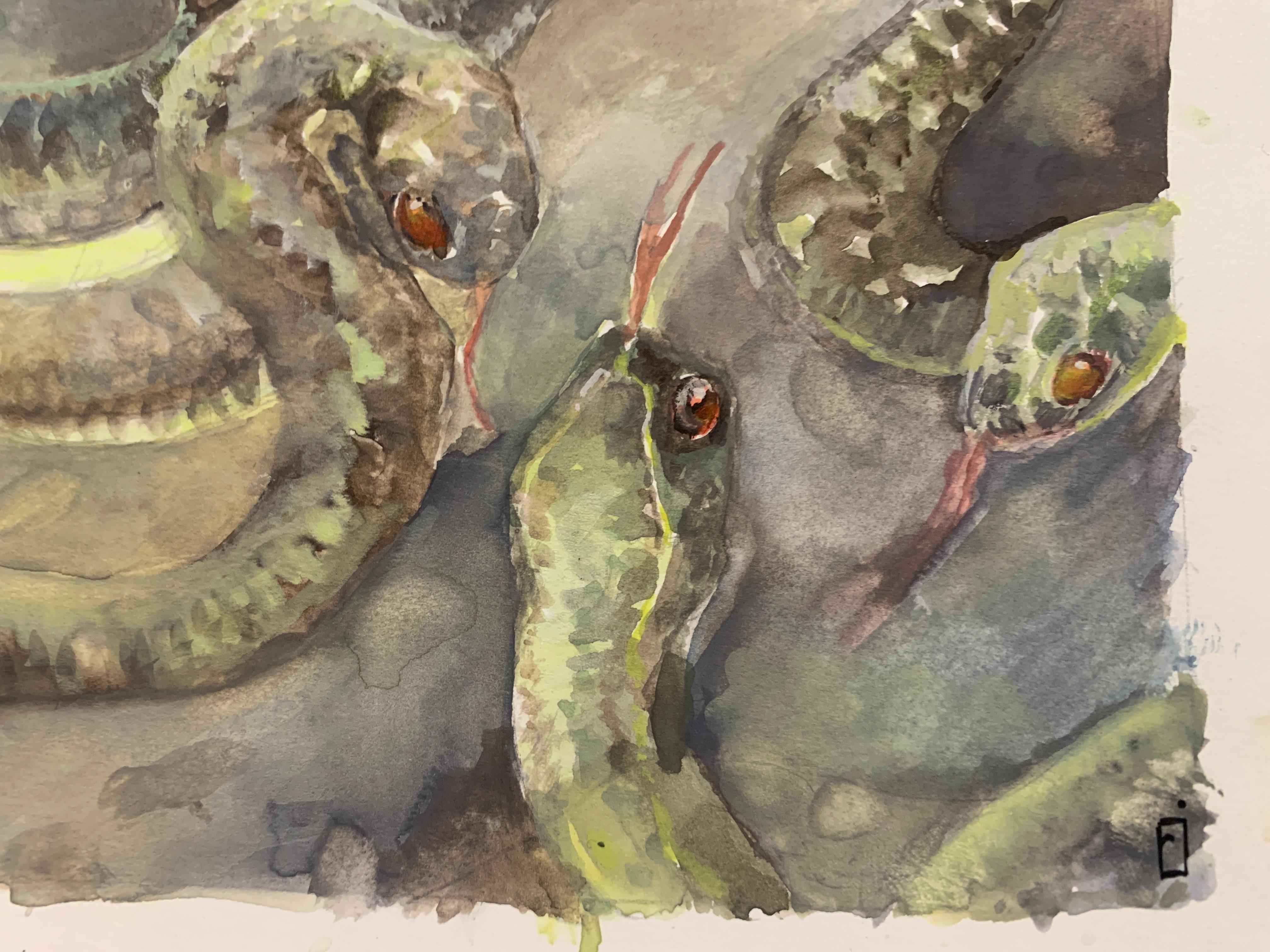 Untitled III - Painting by Rachel Isadora