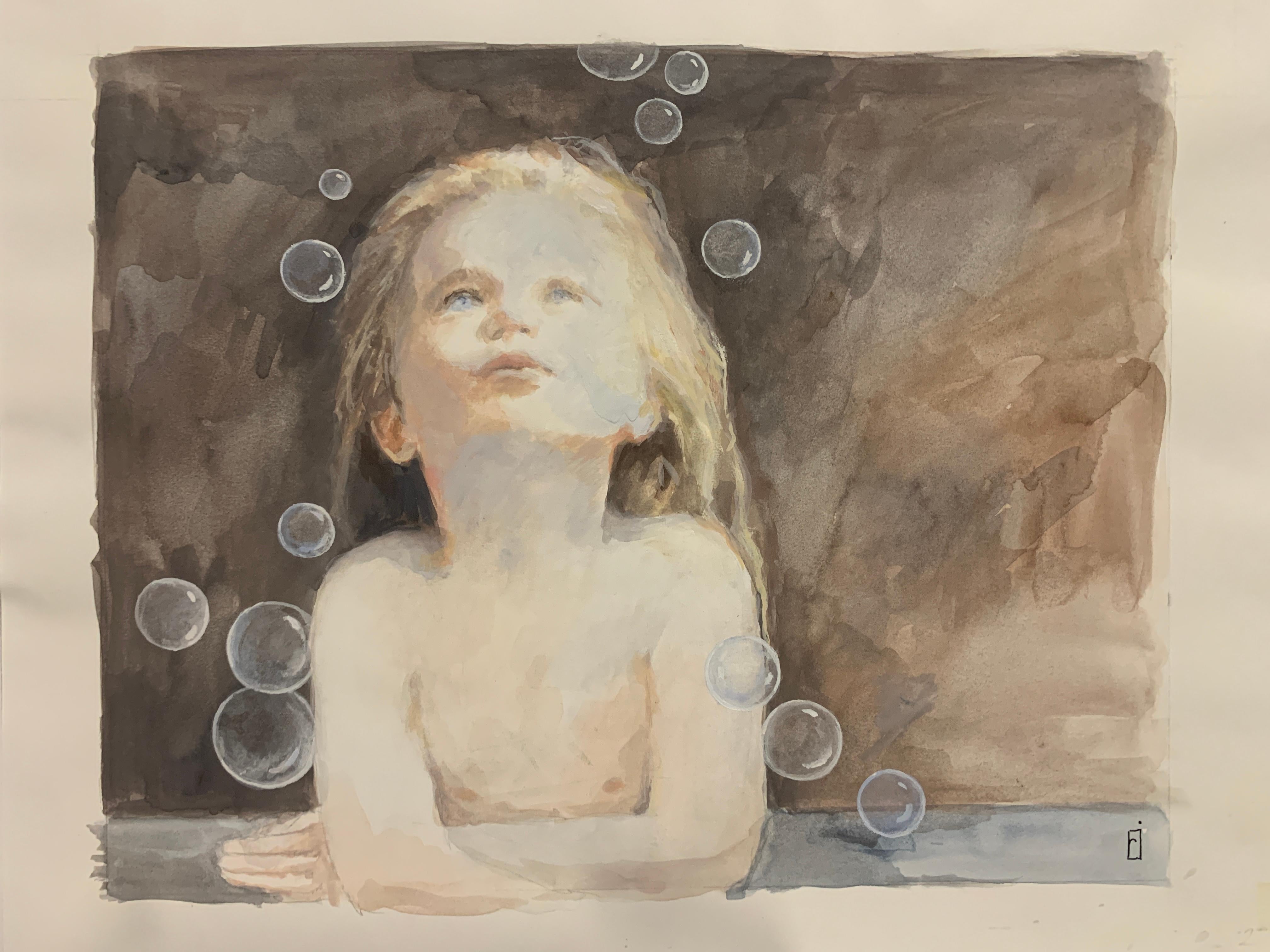 Untitled VII - Painting by Rachel Isadora