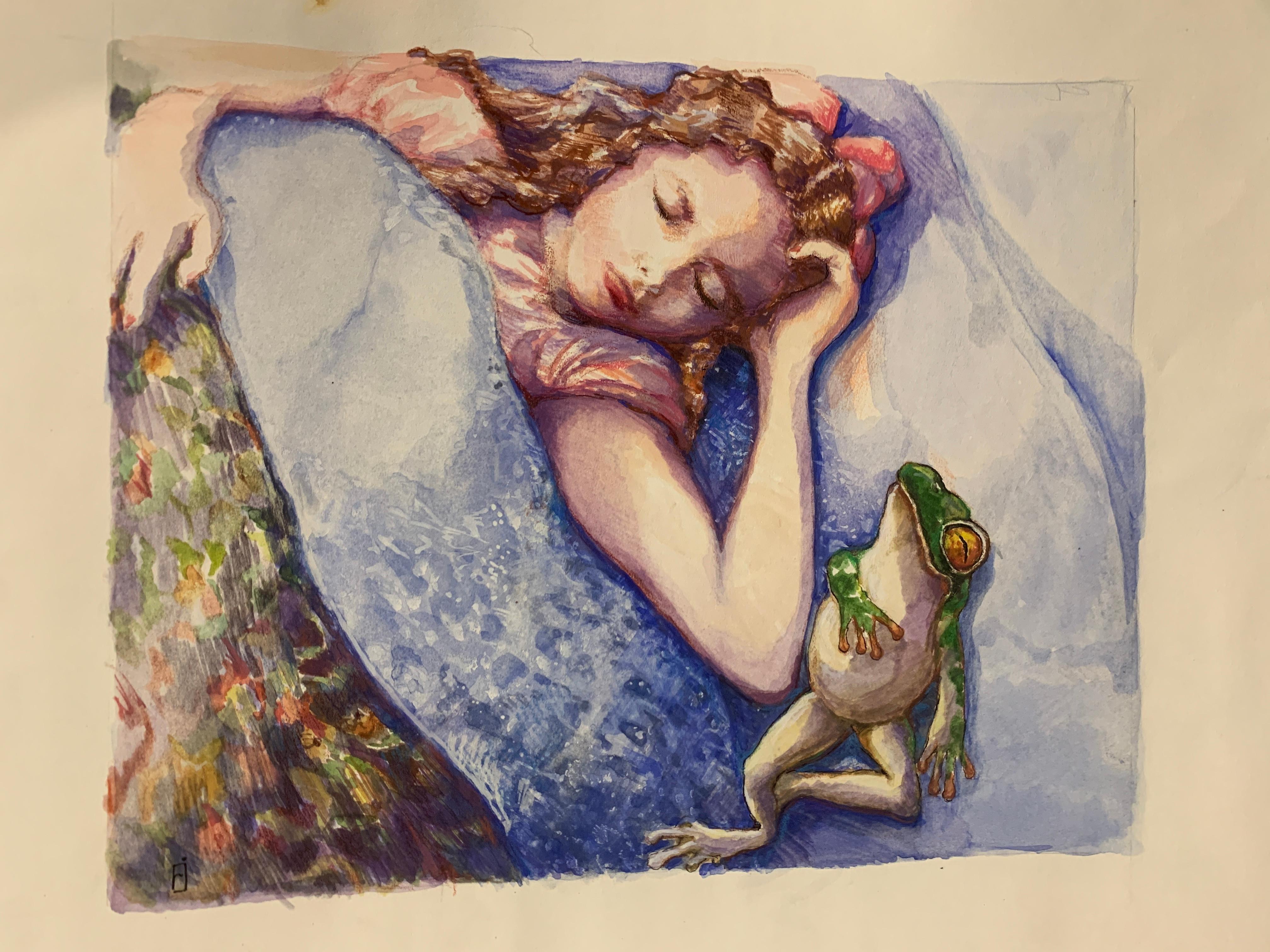 Untitled XIV - Painting by Rachel Isadora
