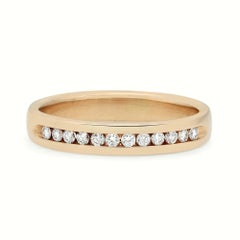 Rachel Koen 0.30Cttw Round Diamond Wedding Band Ring 14K Yellow Gold Size 11