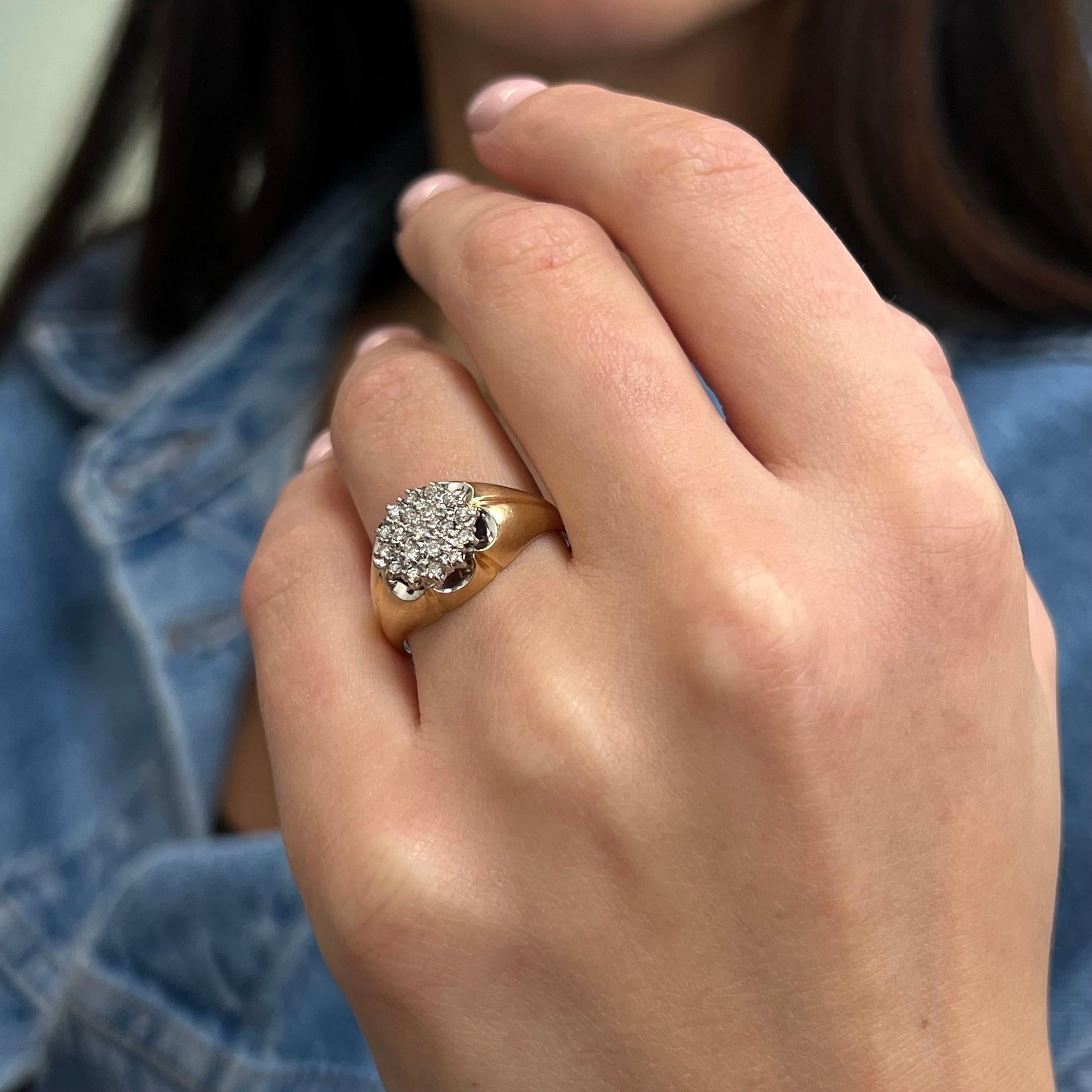 De las mujeres Rachel Koen 0.50Cttw Anillo Diamante Damas Oro Amarillo 14K en venta