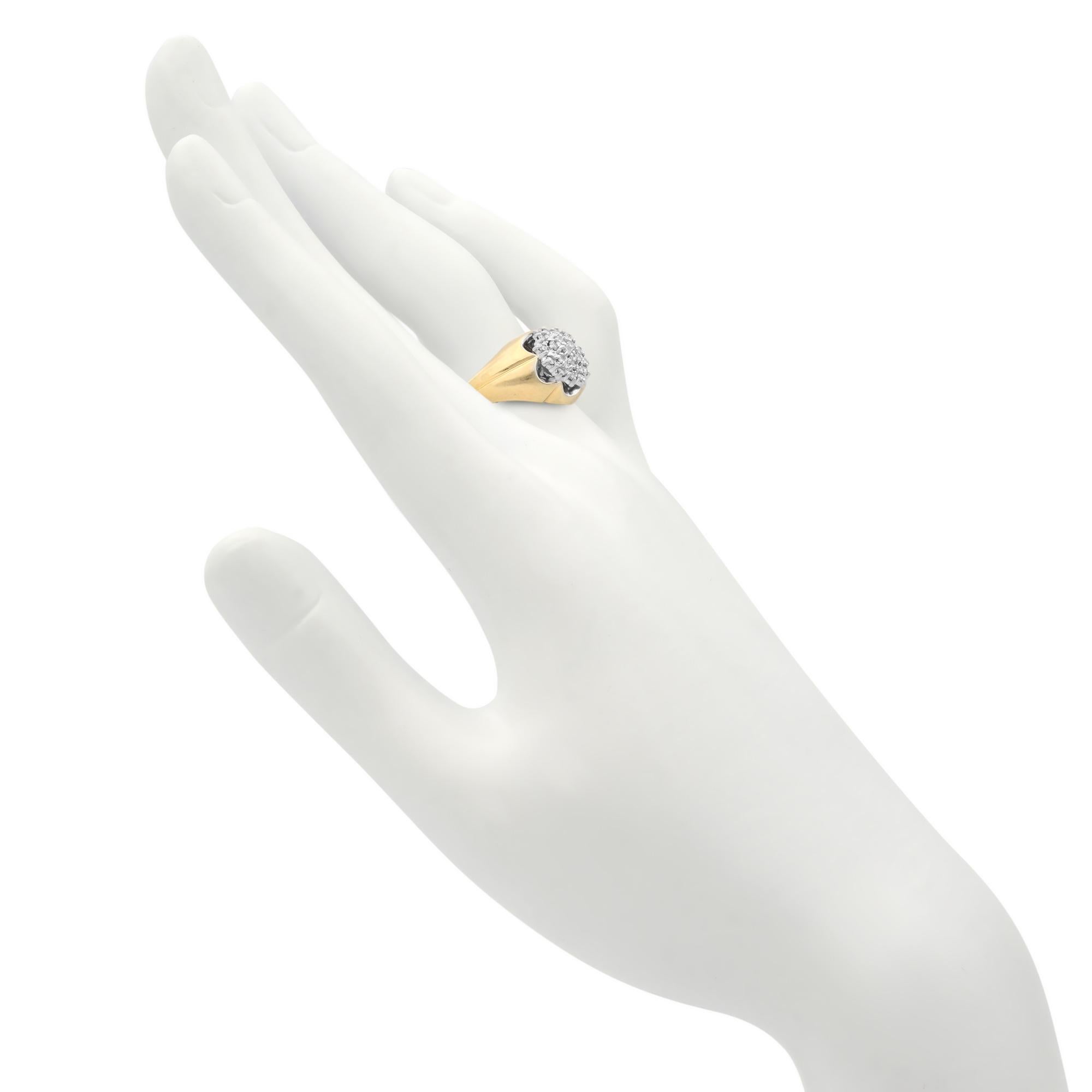 Rachel Koen 0.50Cttw Anillo Diamante Damas Oro Amarillo 14K en venta 1