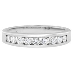 Rachel Koen 0.50cttw Round Cut Diamond Wedding Band Ring Platinum