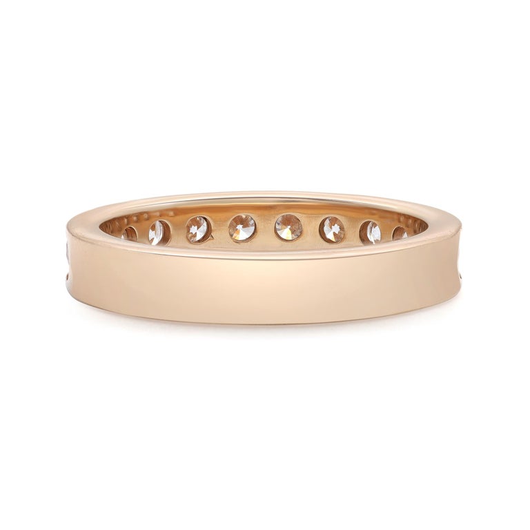 Rachel Koen 1.00Cttw Round Cut Diamond Wedding Band Ring 14K Yellow ...