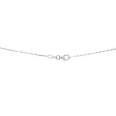 Rachel Koen 18k White Gold Diamond Ladies Cross Pendant 0.46cttw