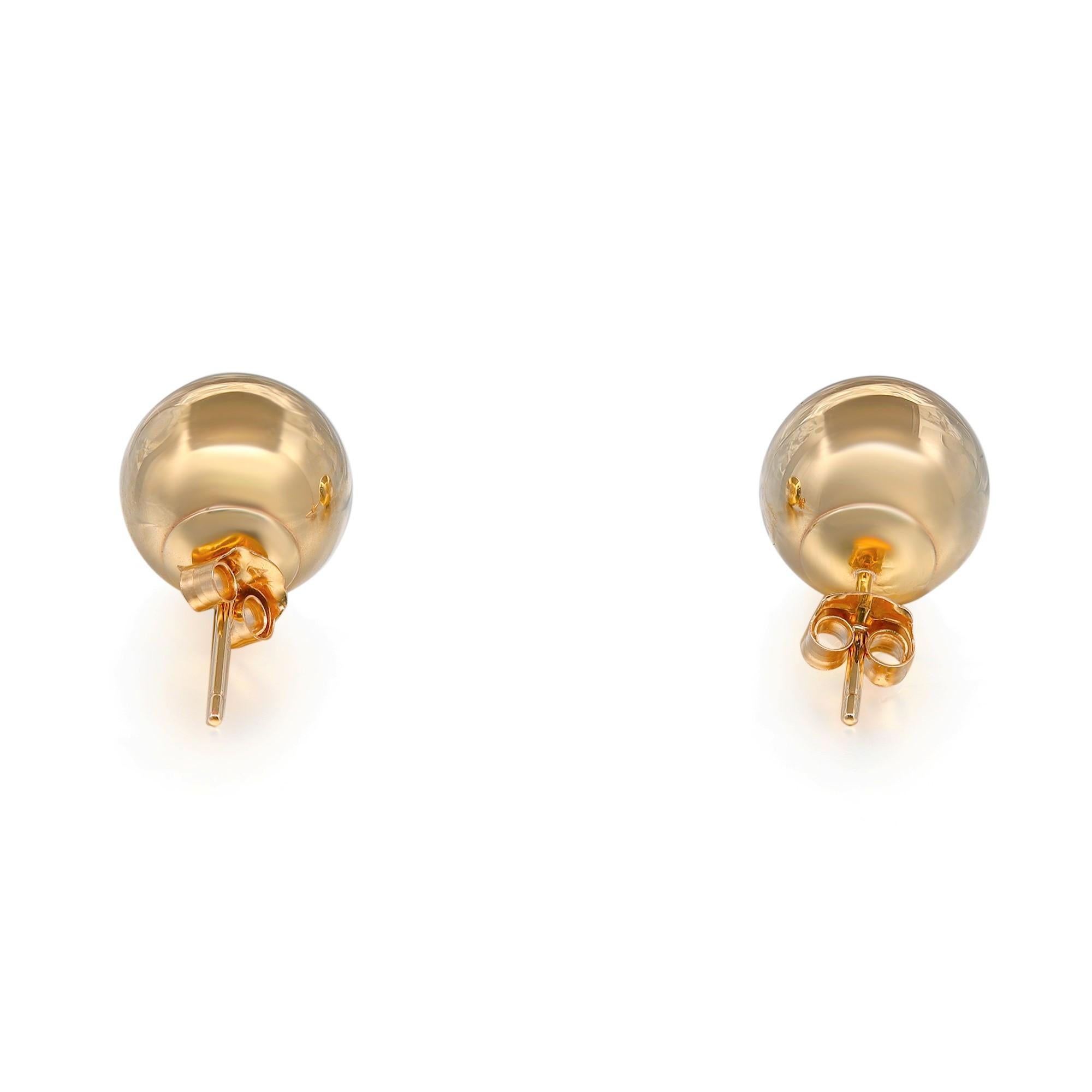 bead ball earrings