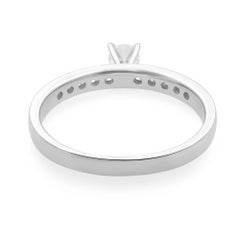 Rachel Koen Diamond Engagement Ring Platinum 0.35cttw
