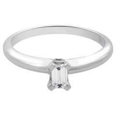 Rachel Koen Diamond Ladies Engagement Ring 14K White Gold 0.20cttw