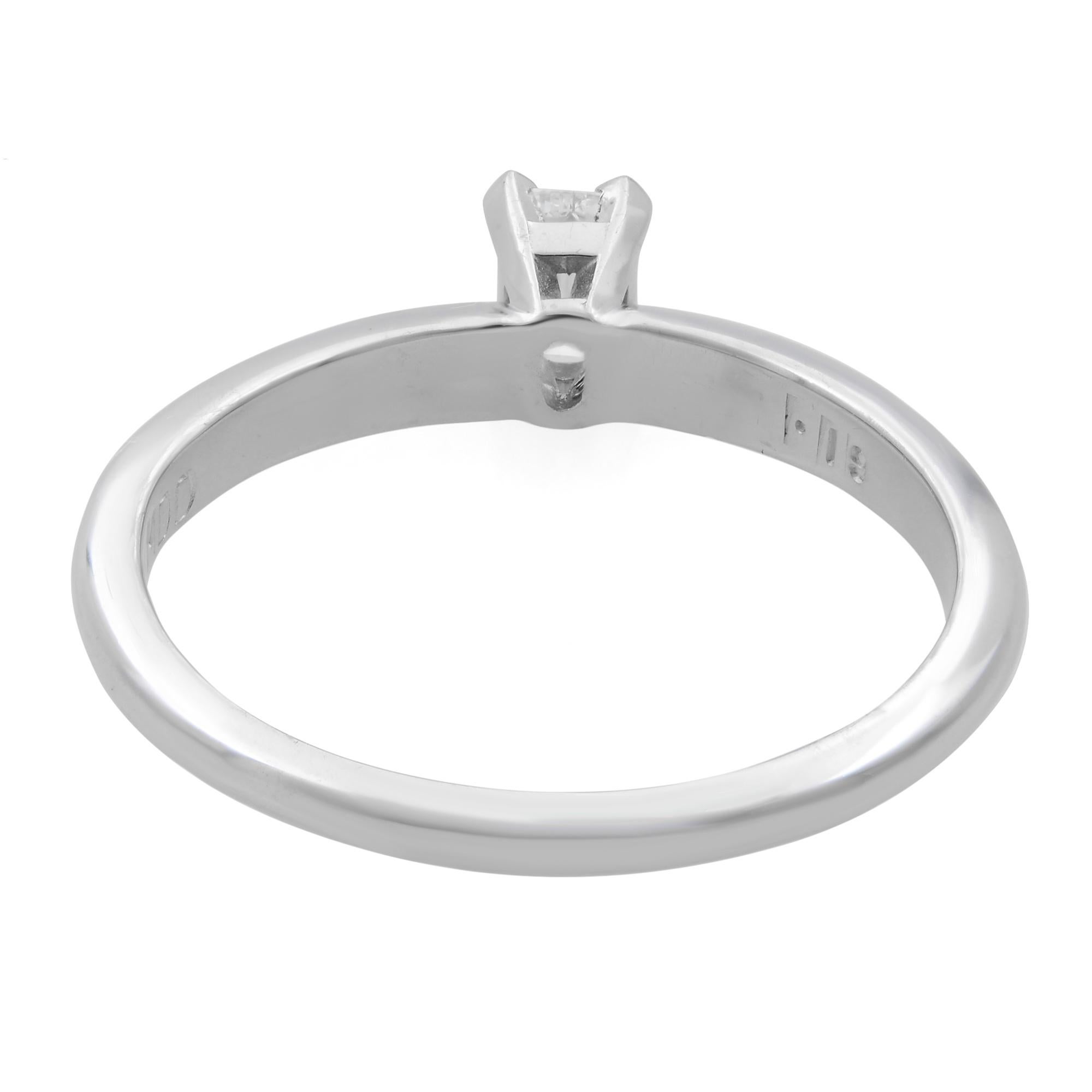 Women's Rachel Koen Diamond Ladies Engagement Ring 14K White Gold 0.20cttw For Sale