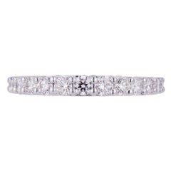 Rachel Koen Alliance pour femme en or blanc 18 carats avec pavé de diamants 1,40 carat poids total