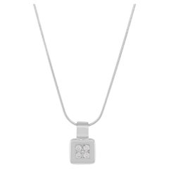 Rachel Koen, pendants d'oreilles en or blanc 18 carats et diamants