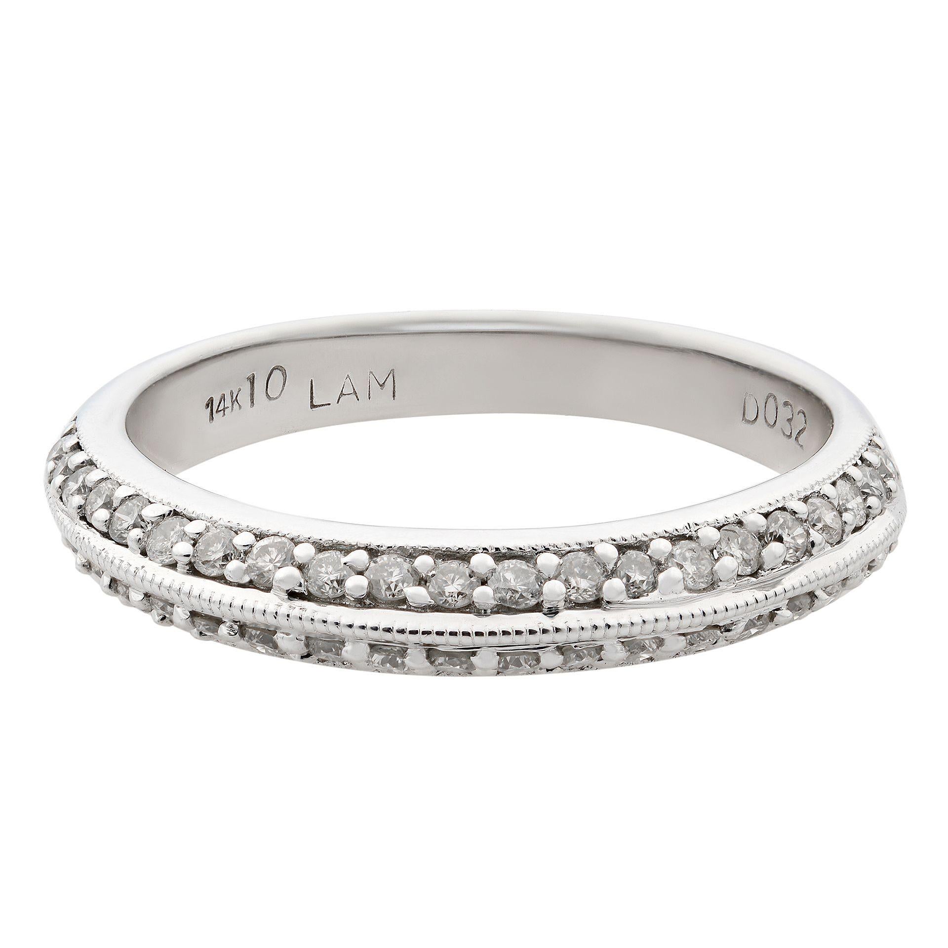 Modern Rachel Koen Diamond Princess Cut Bridal Ring Set 14K White Gold 1.33ct For Sale