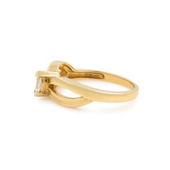 Rachel Koen Marquise Cut Diamond Ladies Ring 14K Yellow Gold 0.12Cttw