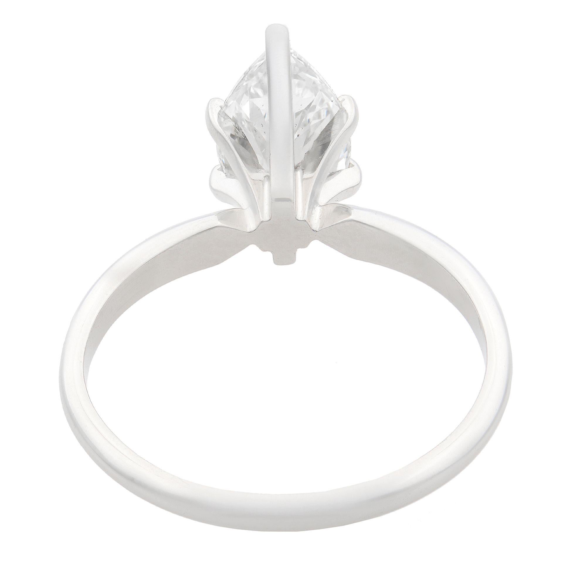 solitaire marquise engagement ring