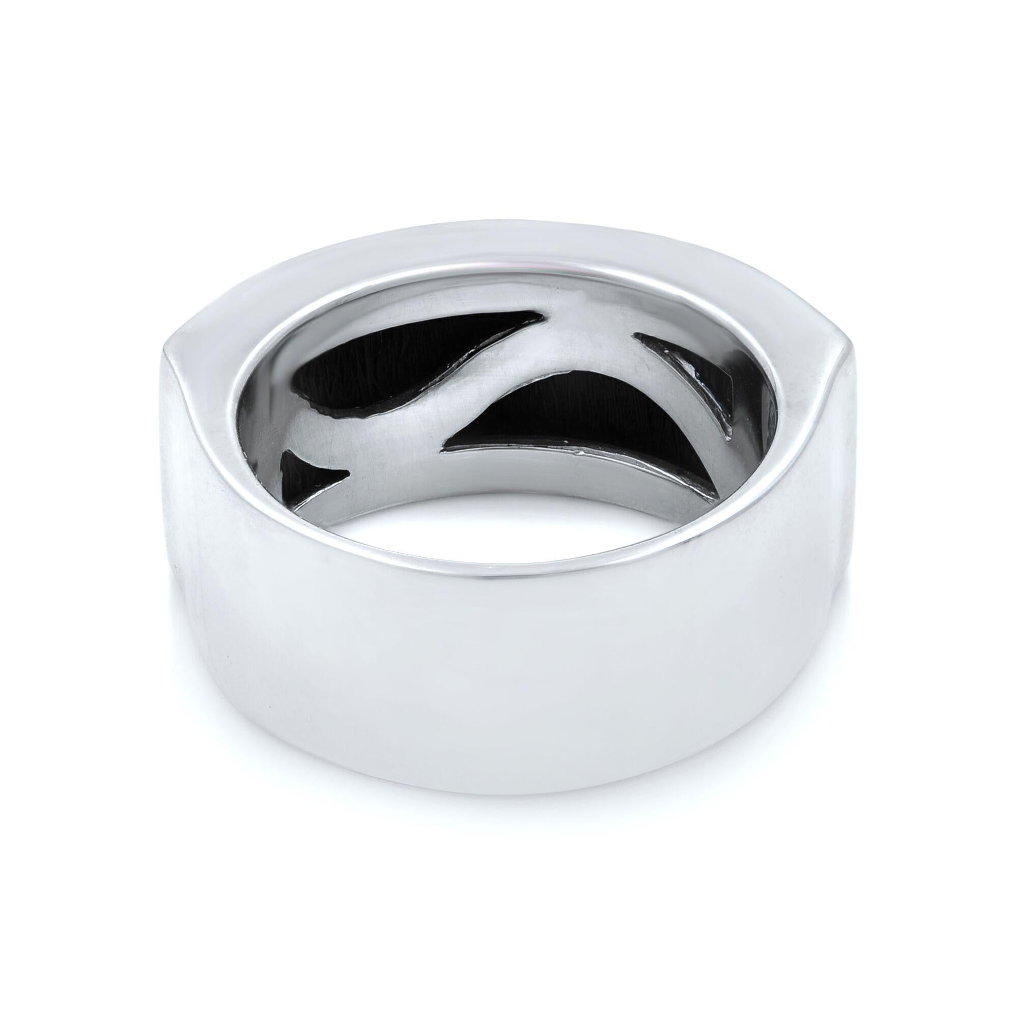 Rachel Koen Round Cut Diamond Bangle Ring and Earring Set 18K White Gold 0.60ctw For Sale 6