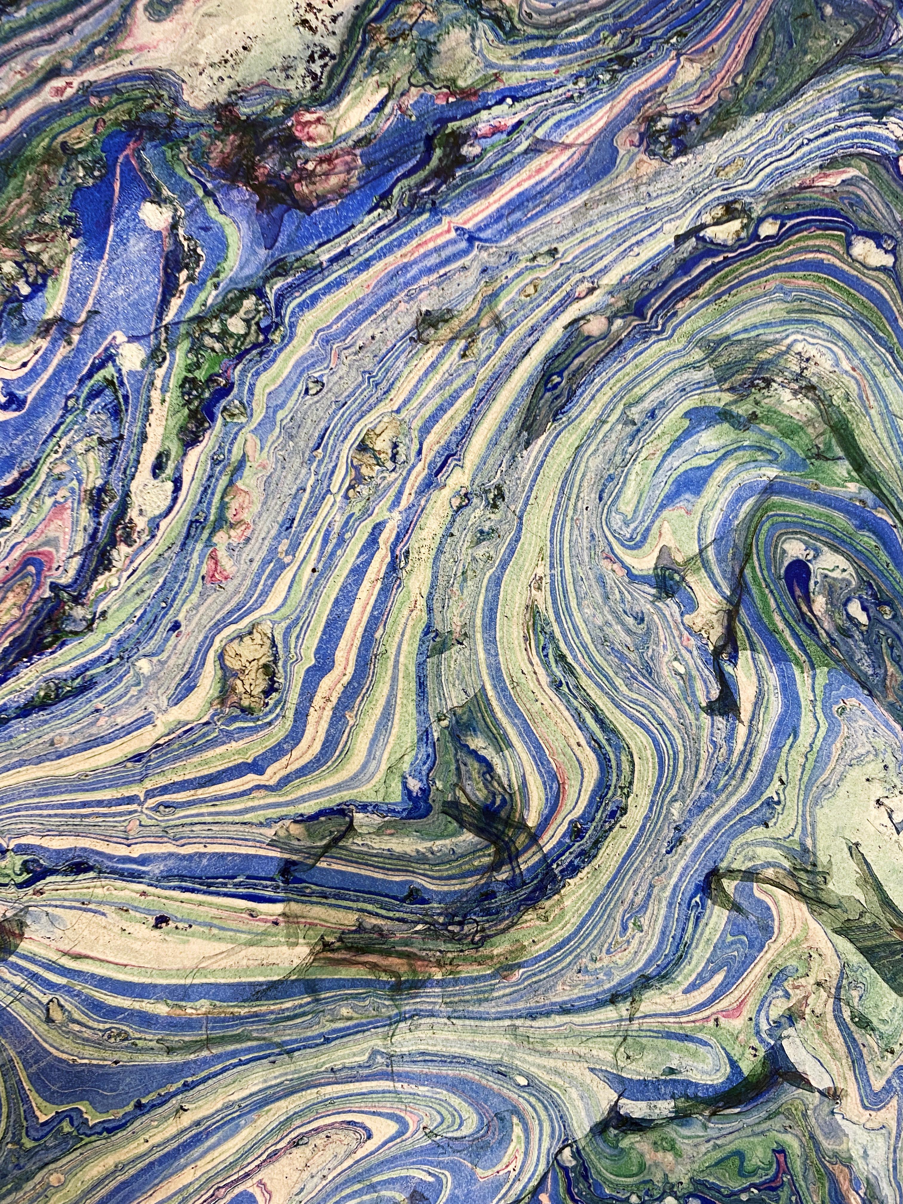 blue marble landscape