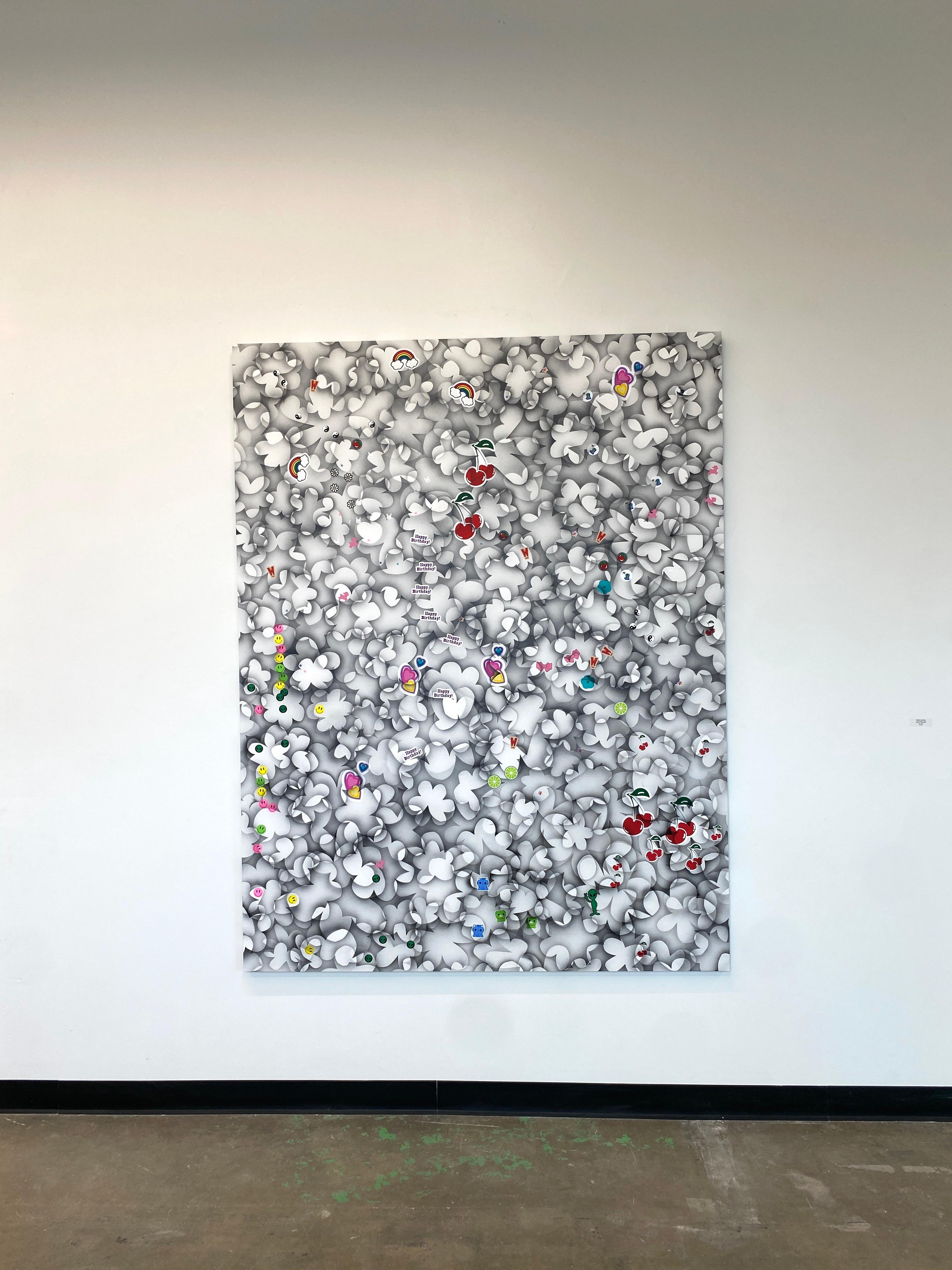 *On view at Ivester Contemporary through May 27th* 

In this newest body of paintings and prints, Fort Worth based artist Rachel Livedalen continues the exploration of femininity through the lens of art history and popular culture, but grid and