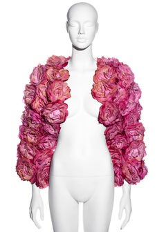 Rachel London pink rose bolero jacket, c. 1988