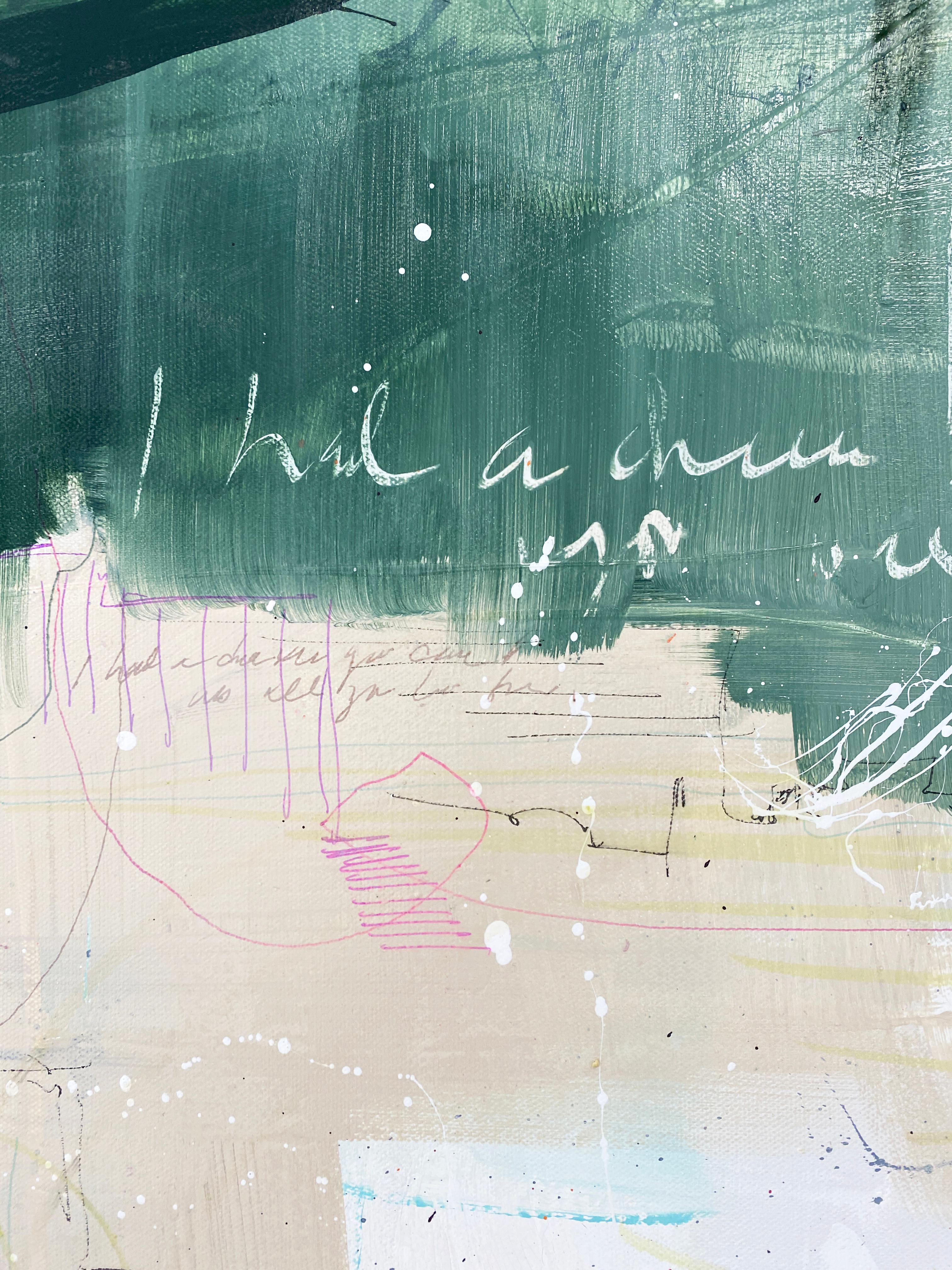 Abstraktes, farbenfrohes Gemälde von Rachel M. Mac, 'Dreams, 3' im Angebot 4