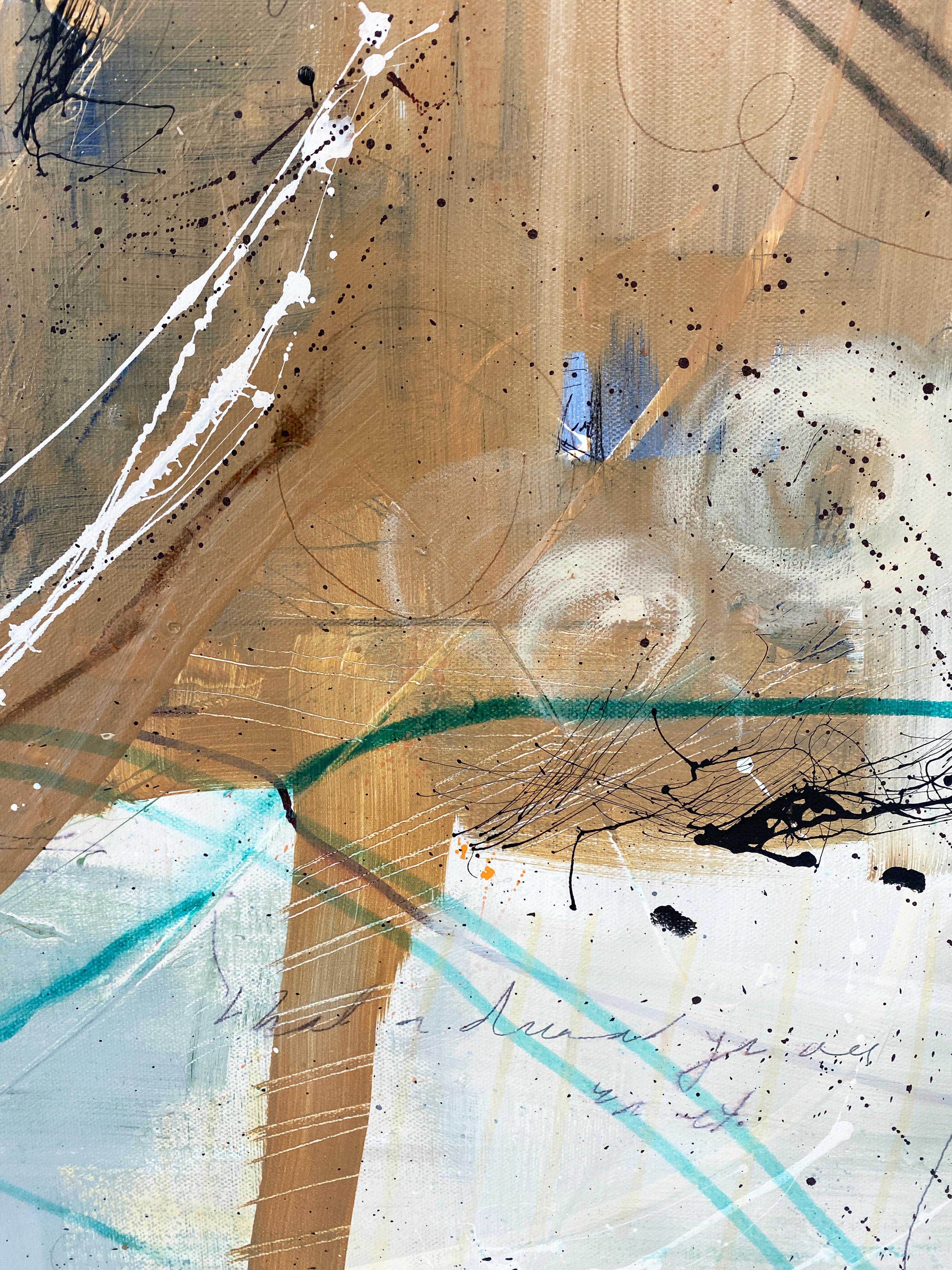 Abstraktes, farbenfrohes Gemälde von Rachel M. Mac, 'Dreams, 3' im Angebot 7