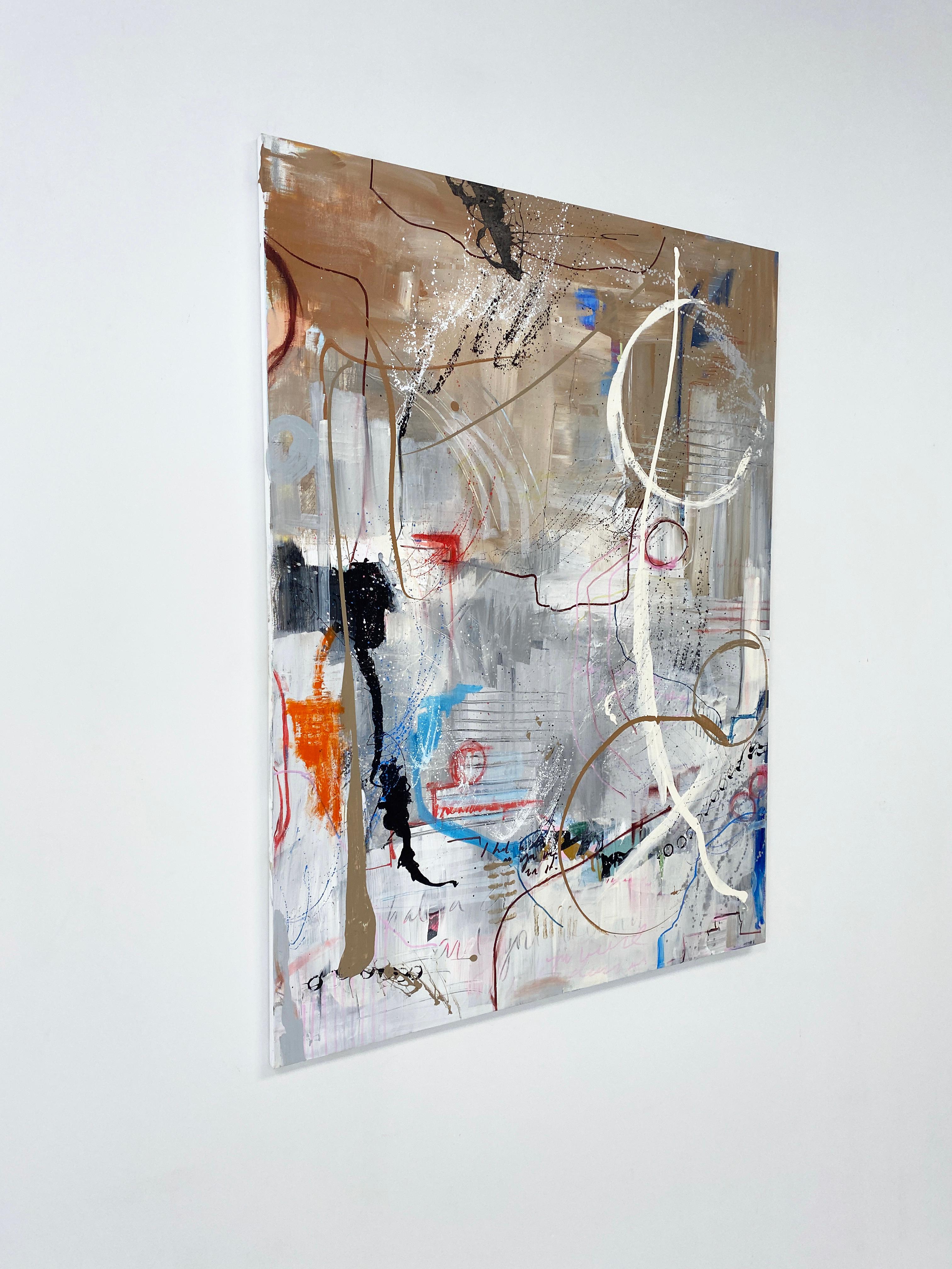 Peinture abstraite et colorée de Rachel M. Mac, « Dreams, 4 » 2