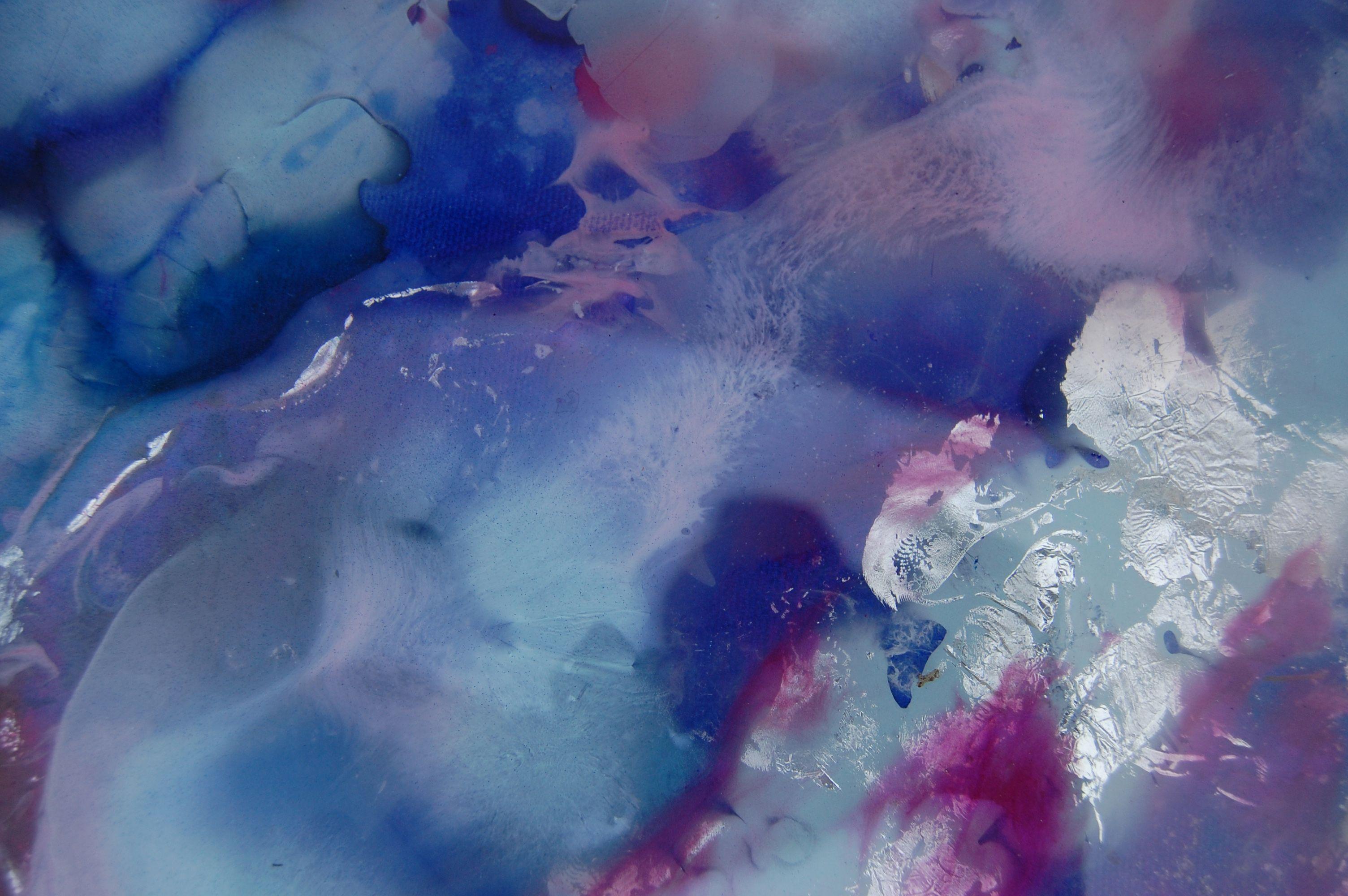 Nautical Depths V, tecnica mista su tela - Mixed Media Art Astratto di Rachel McCullock