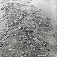 Argentum Wave 5, Painting, Oil on Canvas