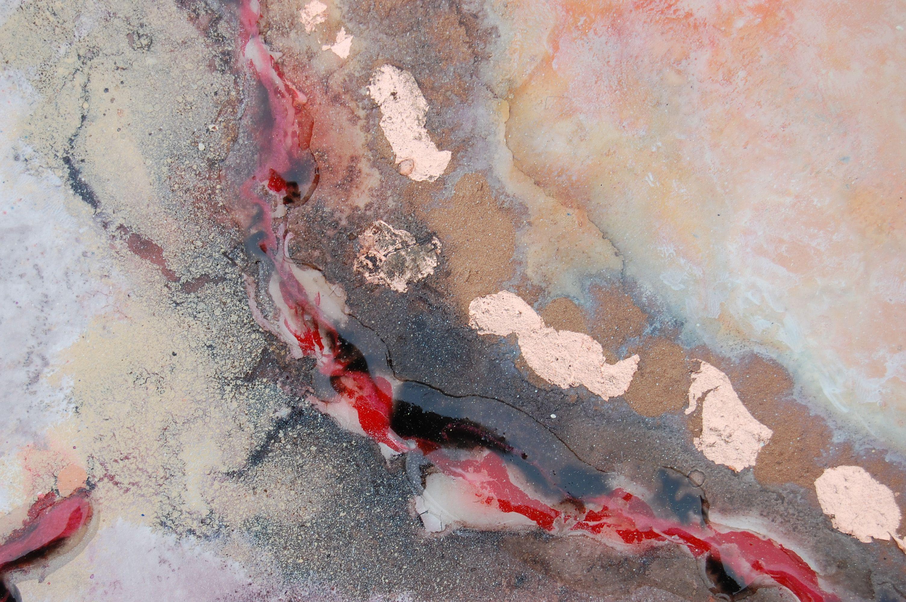 Copperstream, Painting, Acrylic on Wood Panel 1