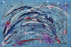 Neptune's Dance, Painting, Acrylic on Canvas