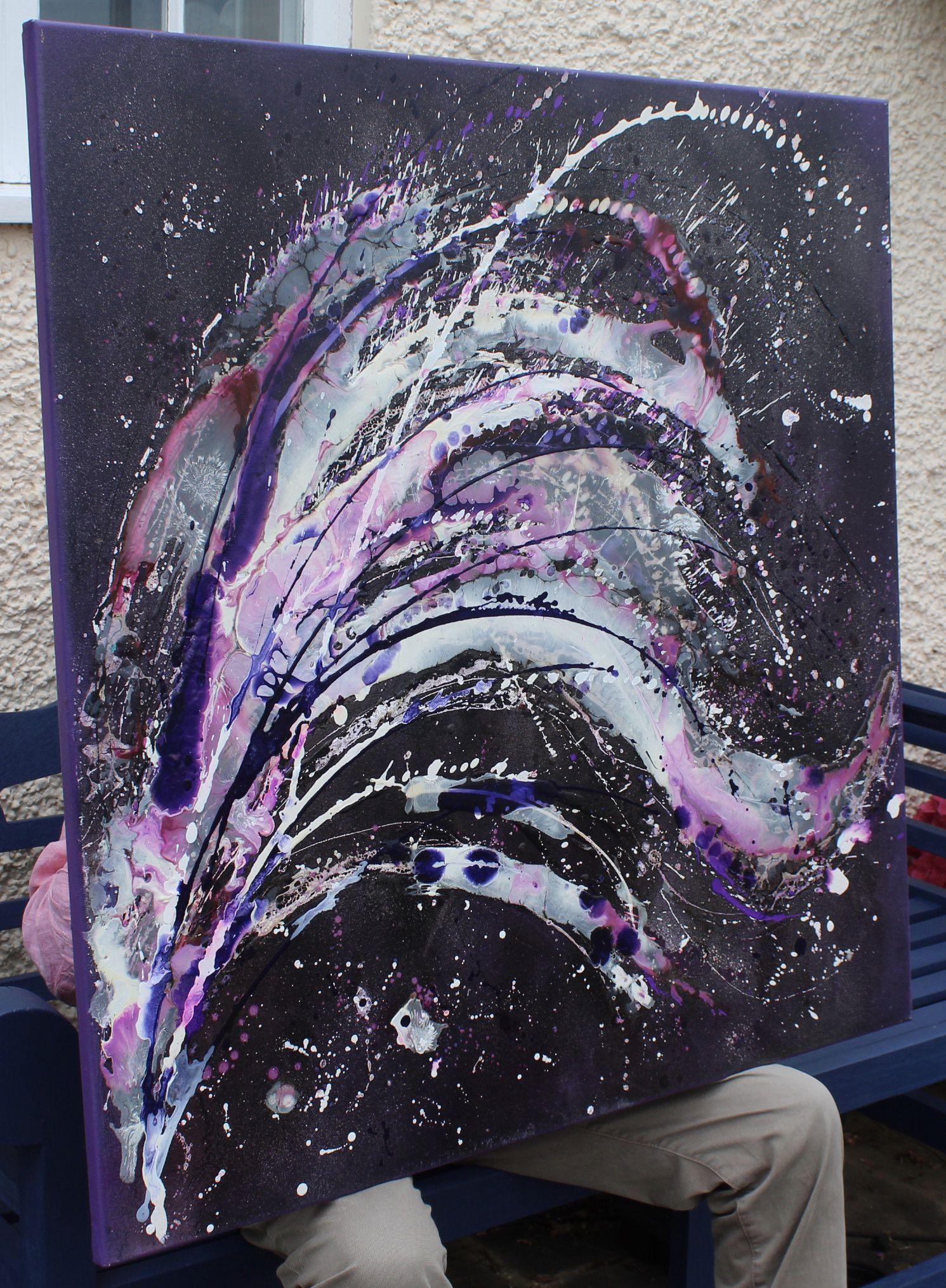acrylic galaxy painting