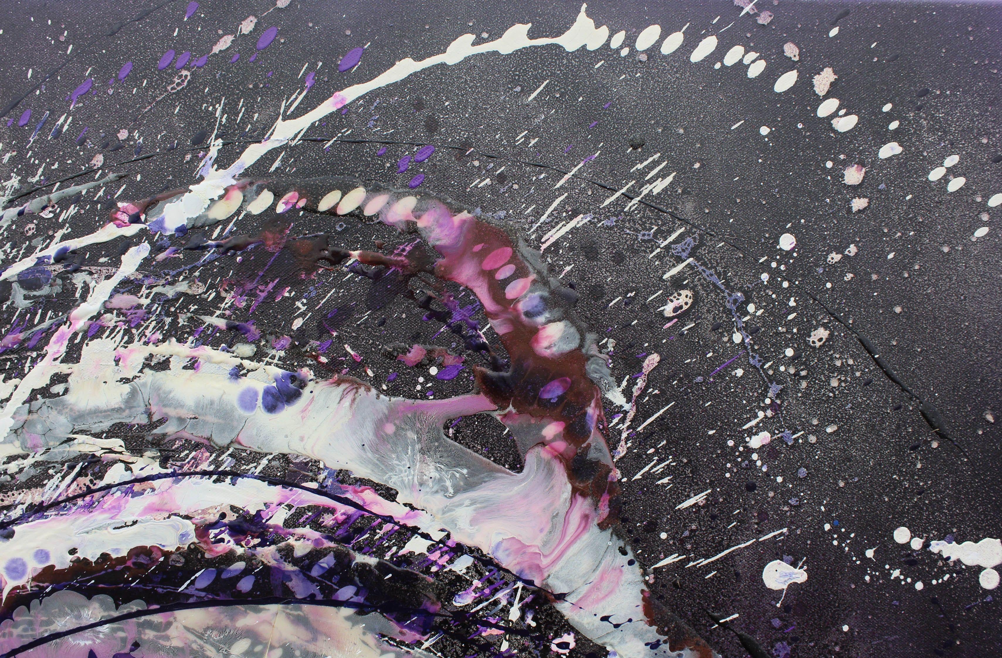 galaxy pour painting
