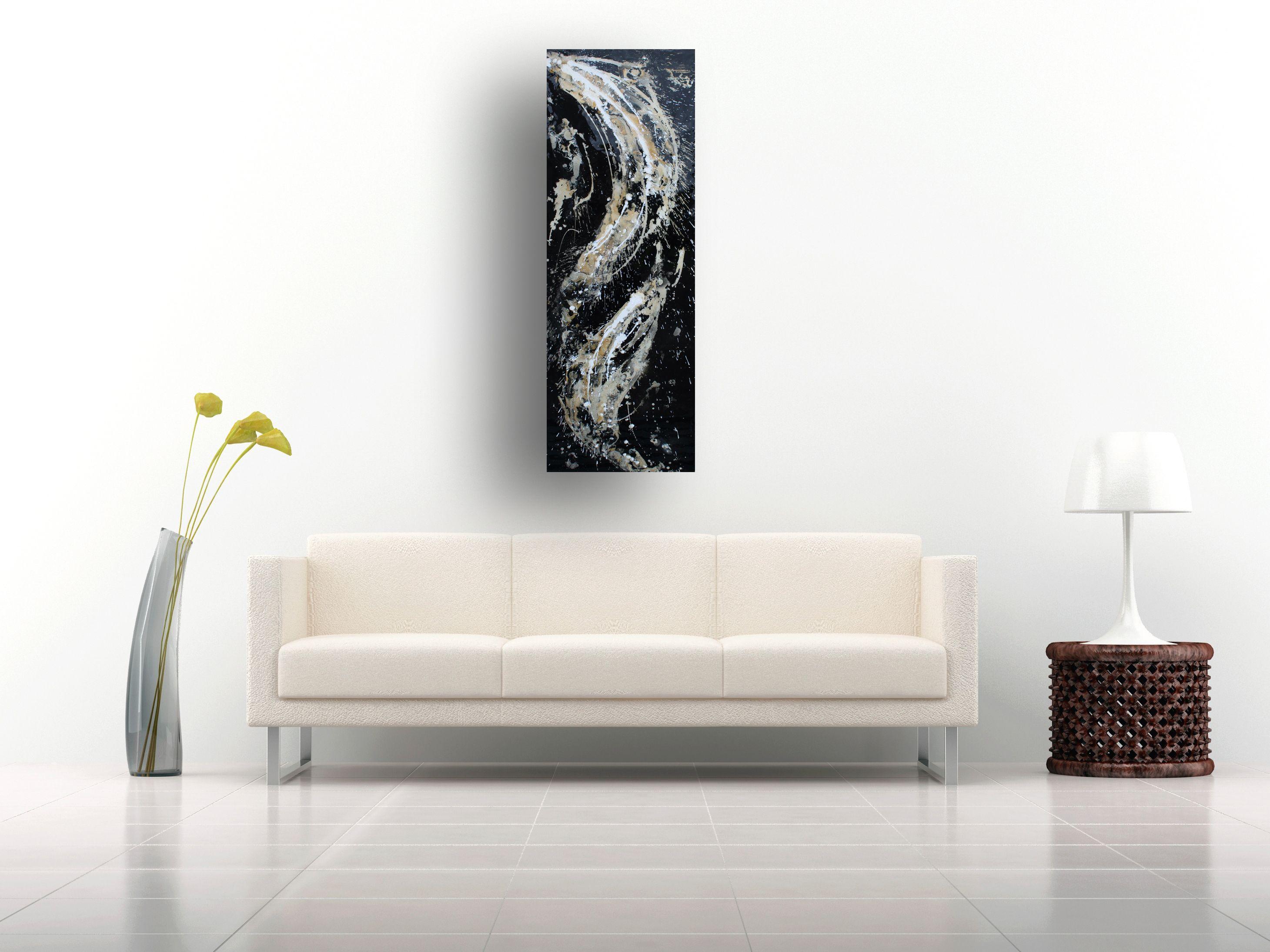 Obsidiana, Pintura, Acrílico sobre lienzo en venta 1