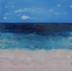 Pink Beach II, Painting, Acrylic on Canvas