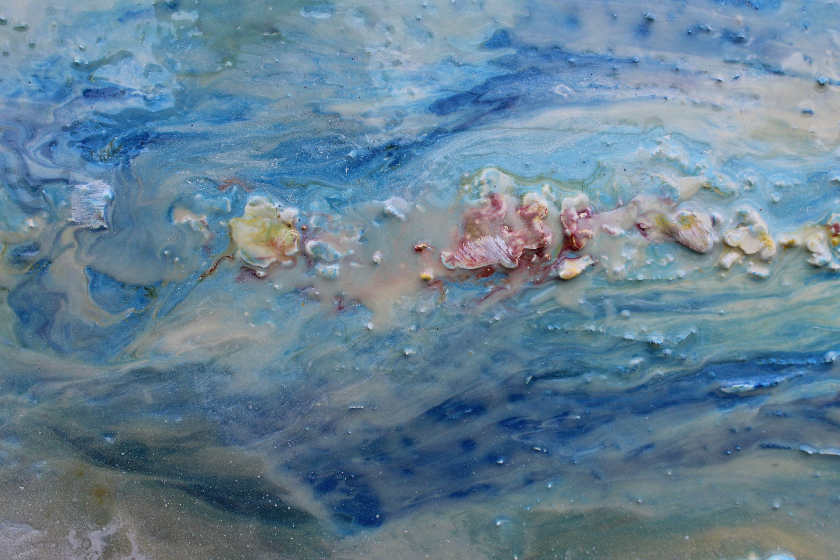 Sundowners at St. Johns, Pittura, Acrilico su Tela - Painting Espressionismo astratto di Rachel McCullock