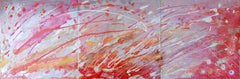 Tangerine Dawn, Painting, Acrylic on Metal