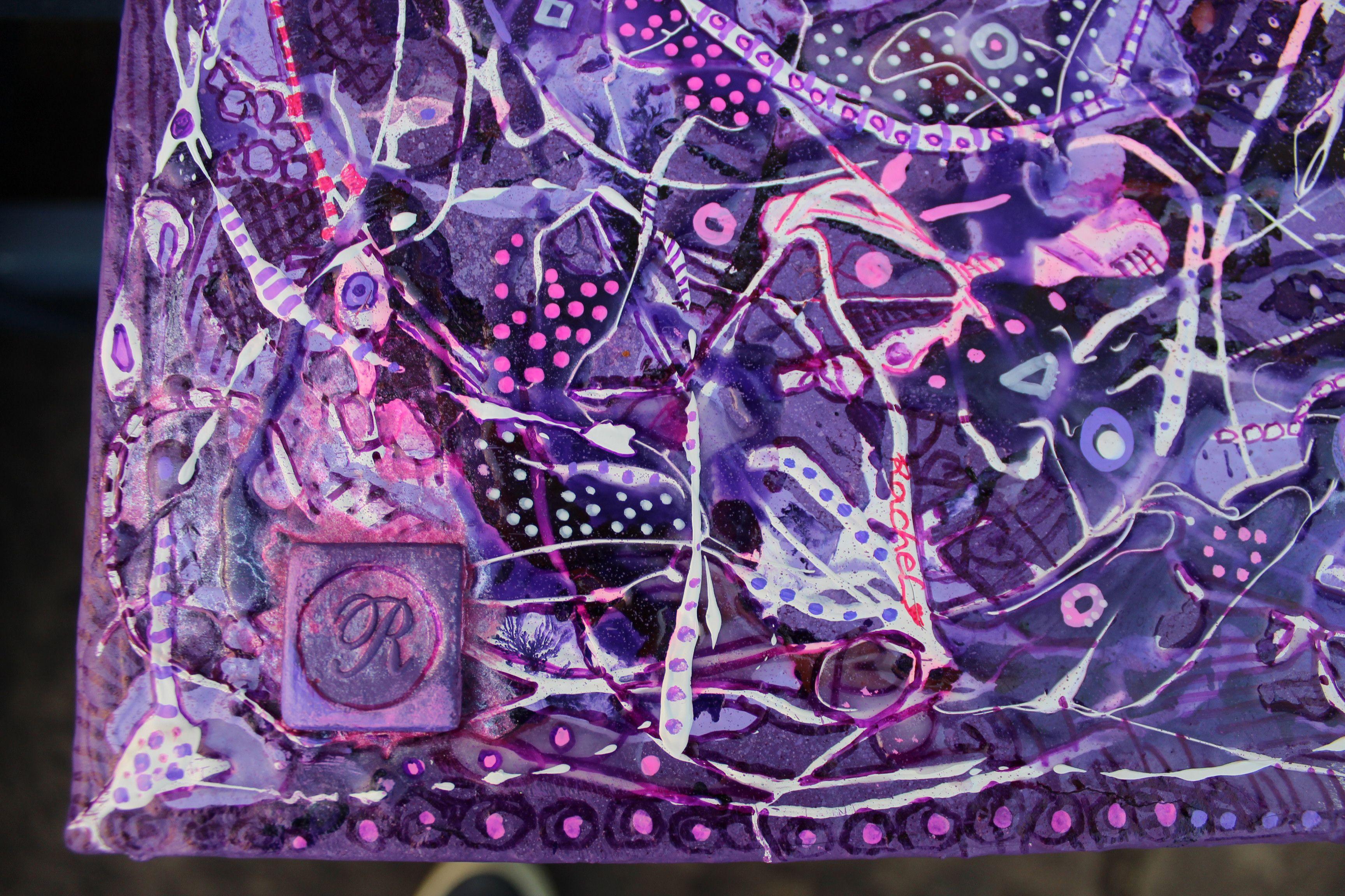 Corteggiamento urbano, Pittura, Acrilico su tela - Painting di Rachel McCullock