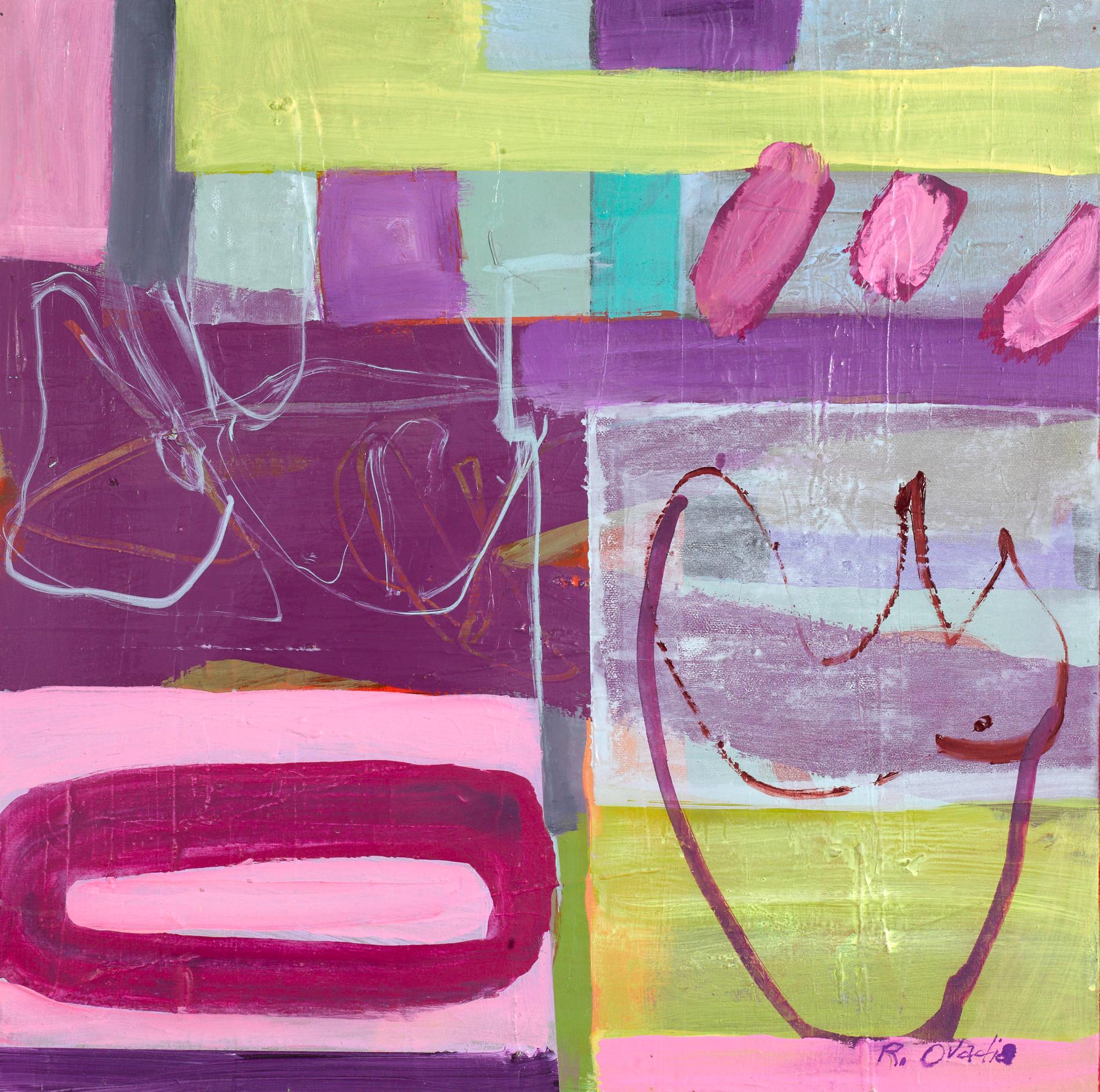 Rachel Ovadia Abstract Painting - Infinity Series #4
