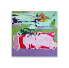 Beauté intérieure par Rachel Ovadia, peinture abstraite mixte sur toile