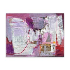 Momentum par Rachel Ovadia, peinture abstraite contemporaine à techniques mixtes sur toile
