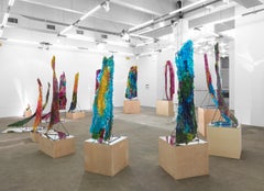 Rachel Owens, Queens Giant No. 4 2017, Broken glass cast in resin with steel