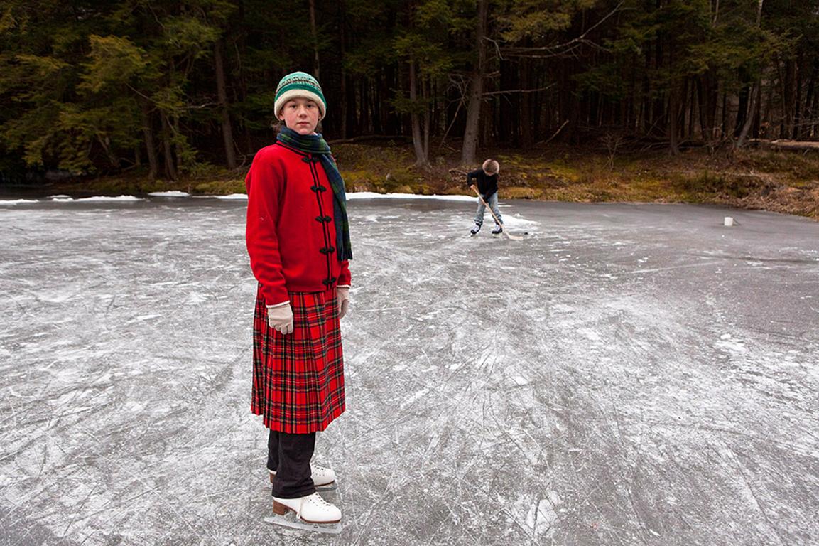 Rachel Papo Portrait Photograph - Iris on Ice